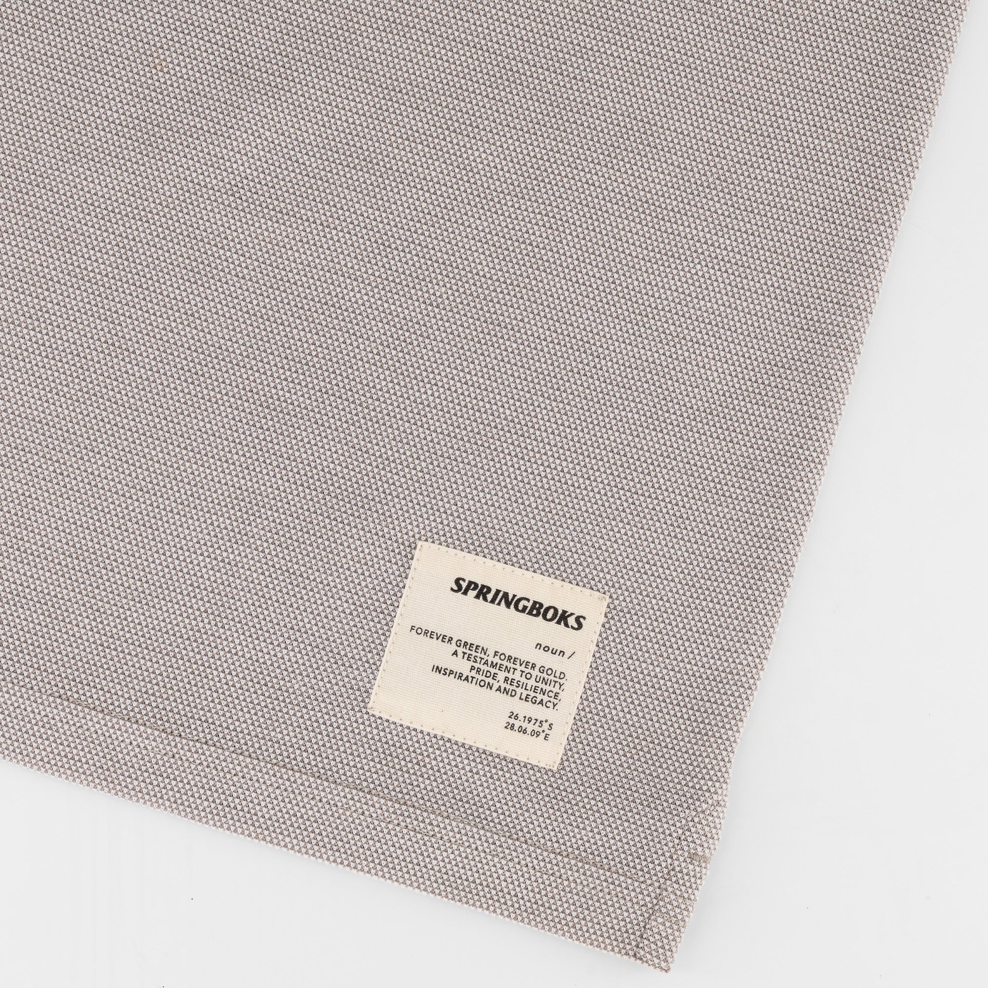 Springboks Pique Striper SS Polo- White