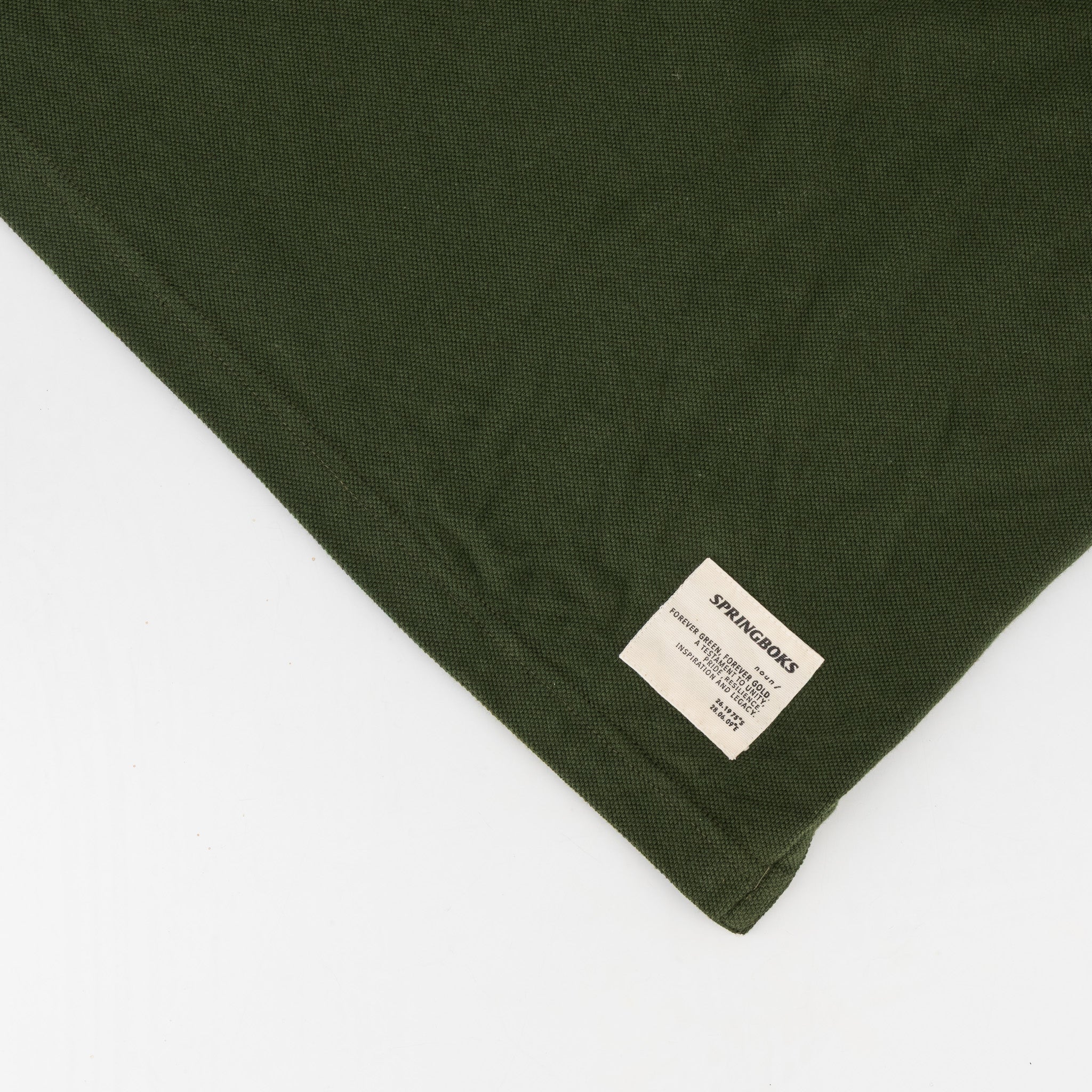 Springboks Tipped SS Polo - Military Olive