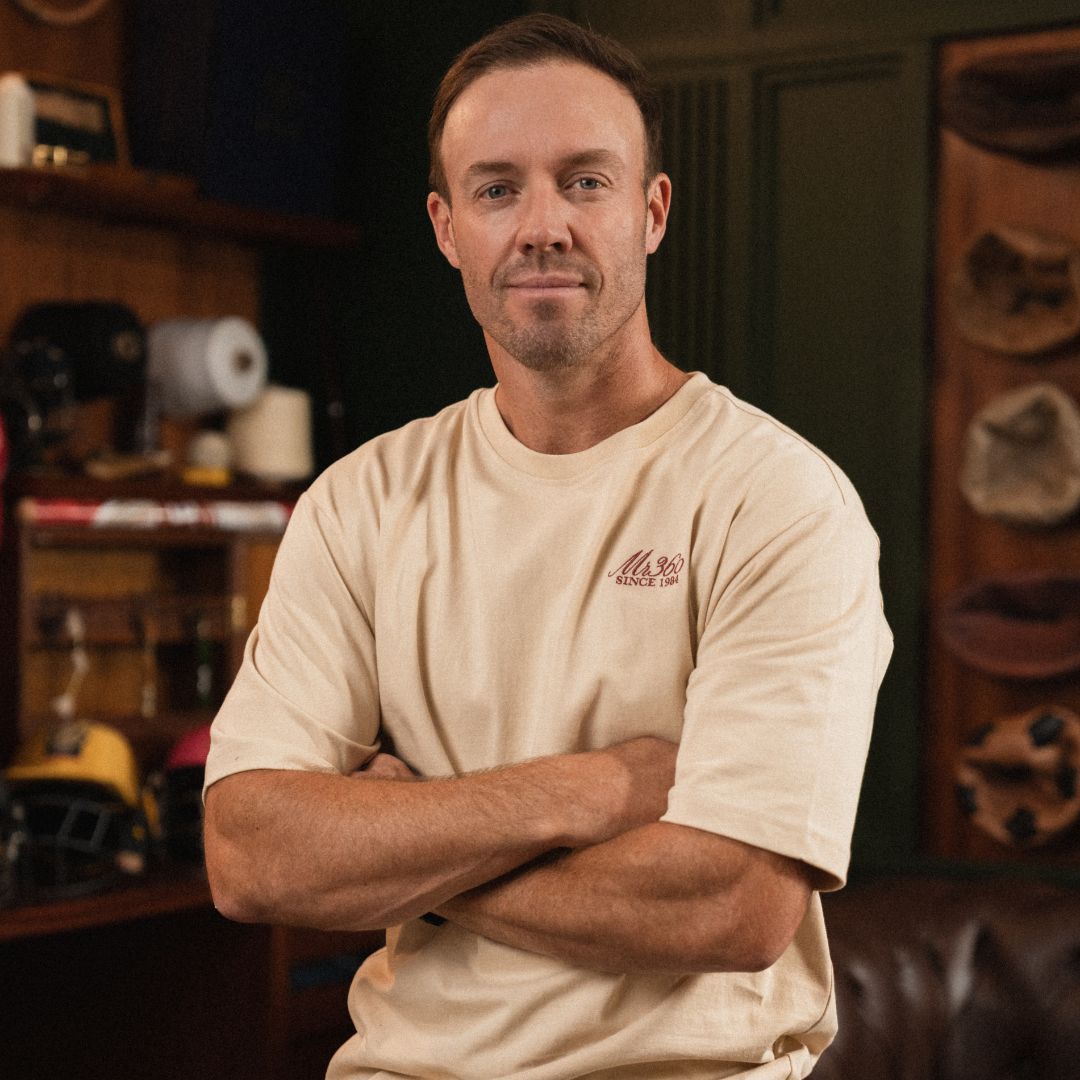 AB de Villiers 360 Back Graphic Boxy T-Shirt - Old School