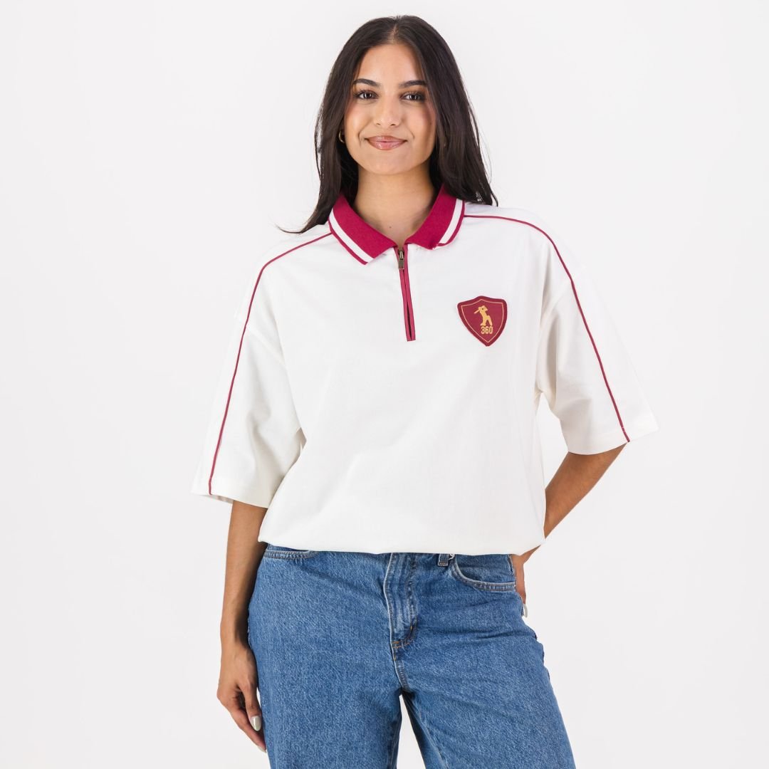 AB de Villiers 360 Crest Oversized Cricket Jersey - Old School