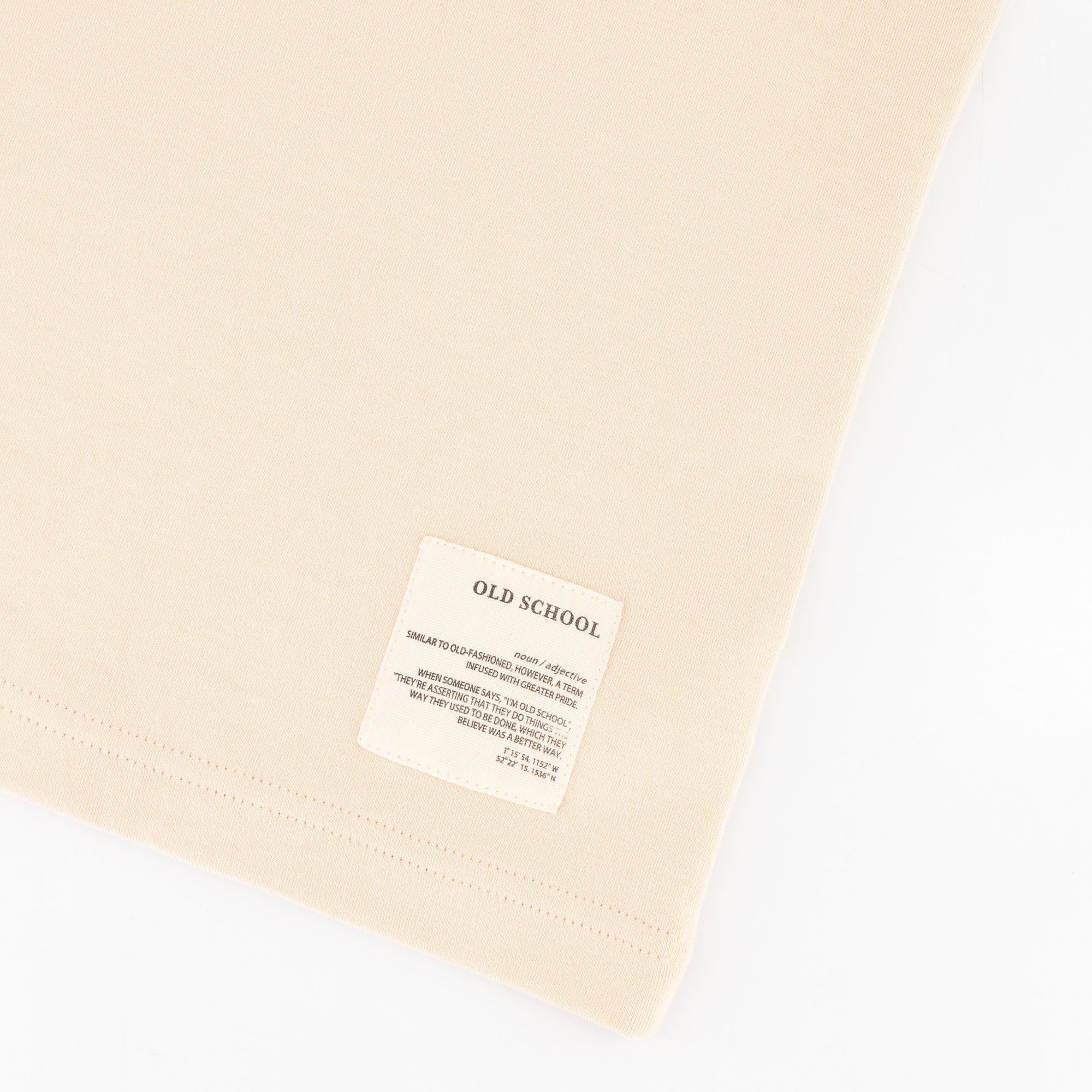 Doctor Khumalo Boxy Crew Tee - Ivory - Old School