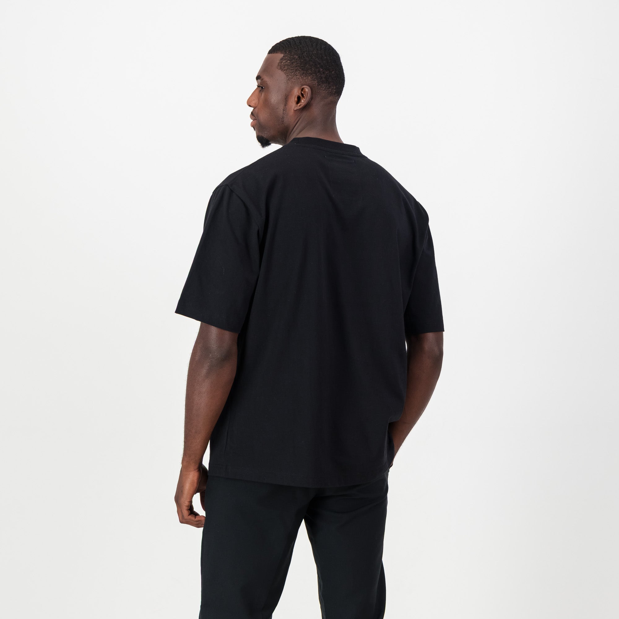 Kaizer Chiefs Pop Art Badge Boxy Tee - Black - Old School