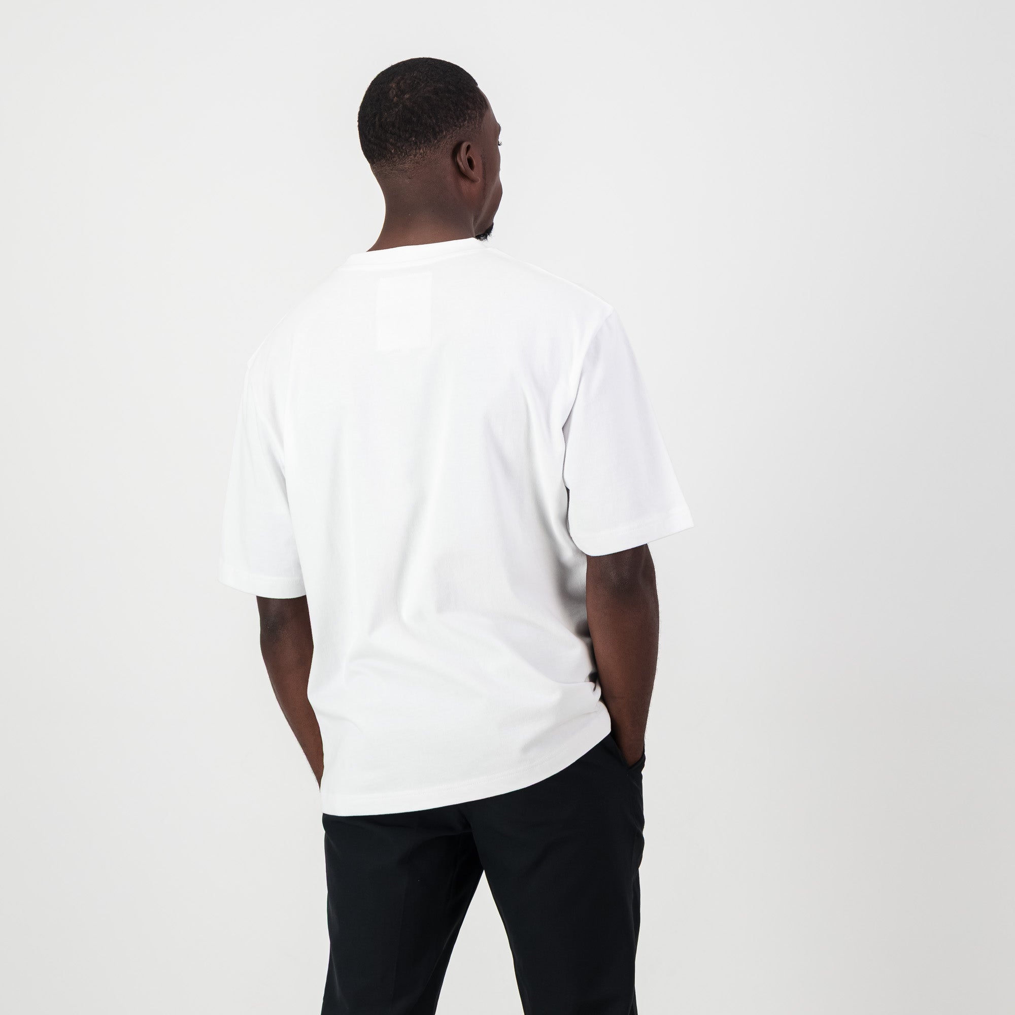 Kaizer Chiefs Pop Art Badge Boxy Tee - White - Old School