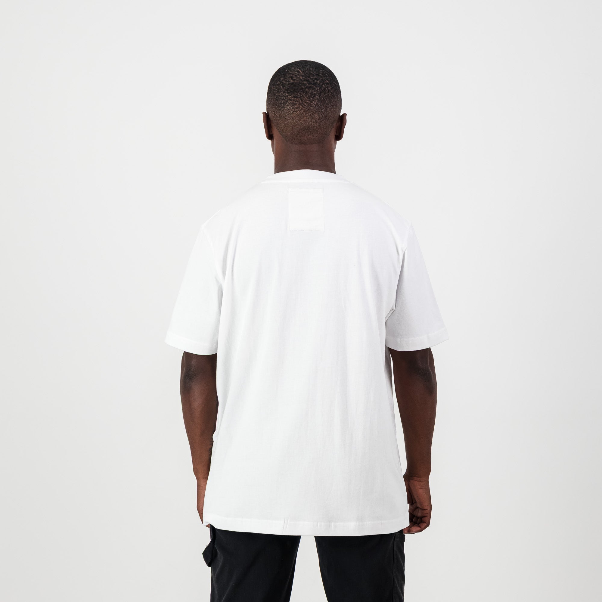 Kaizer Chiefs Vintage Regular Crew Tee - White - Old School