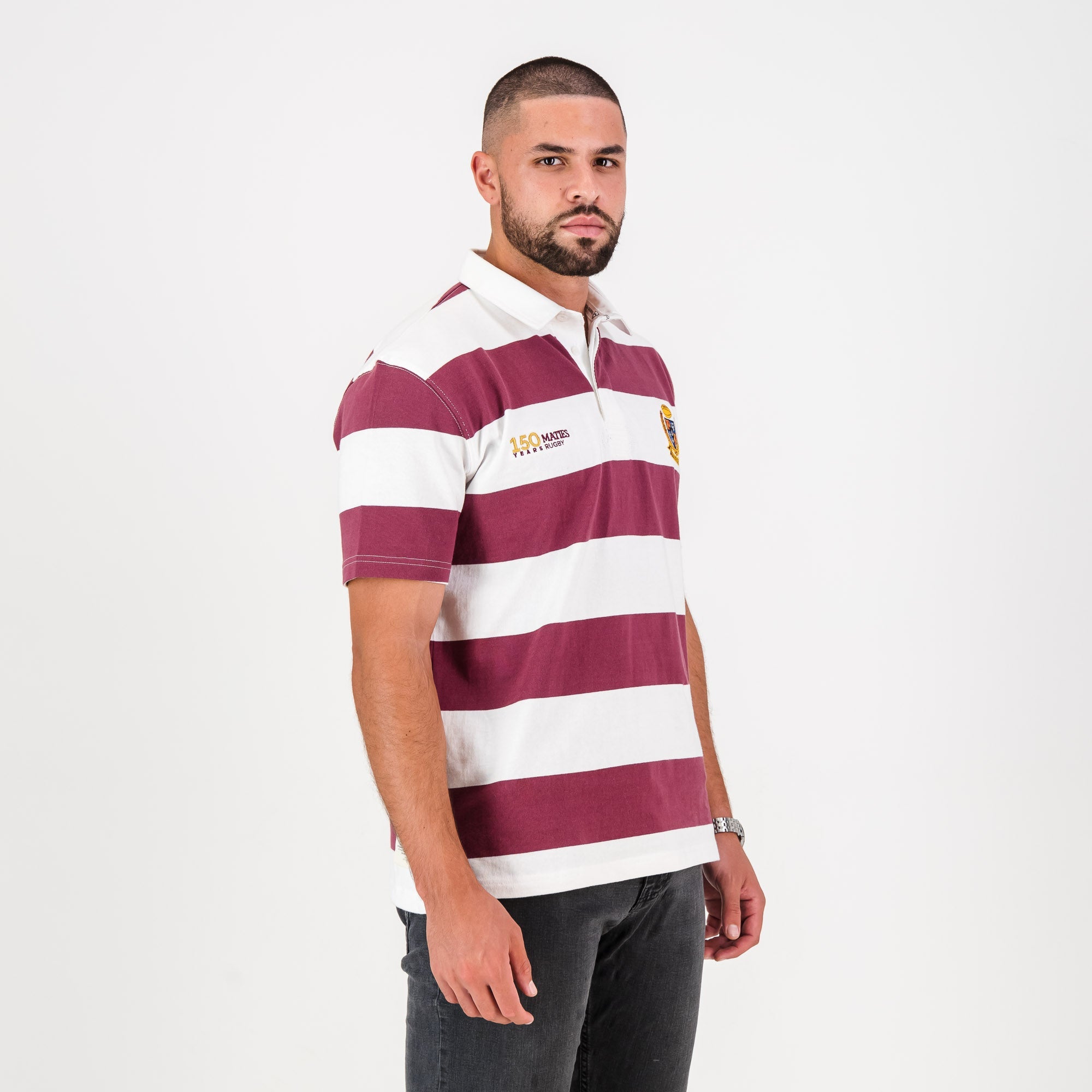 Maties Stripe Short Sleeve Jersey - Old School