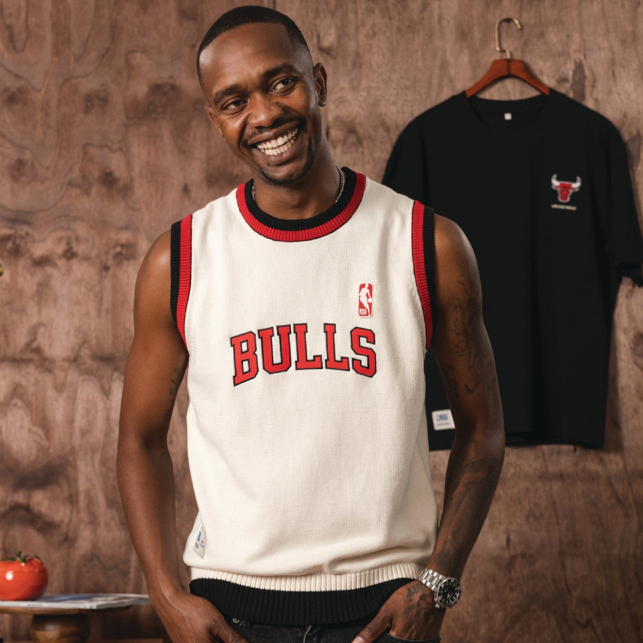 NBA Chicago Bulls Knitwear Vest - Old School