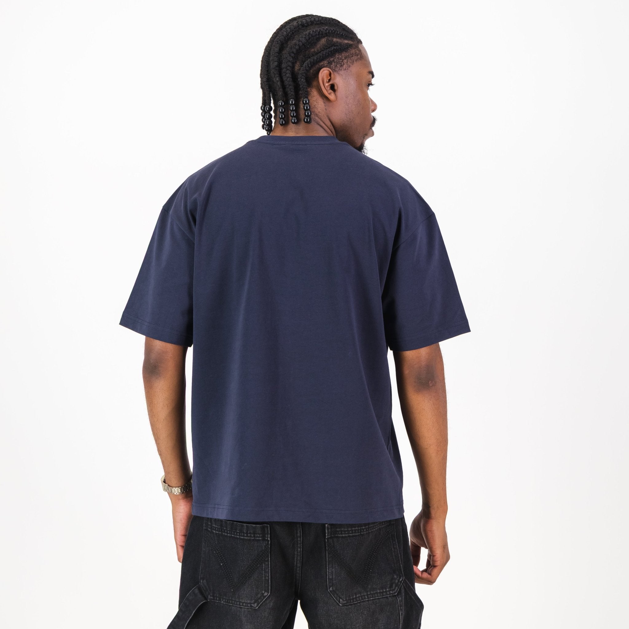 NBA Golden State Warriors Boxy Tee - Navy - Old School