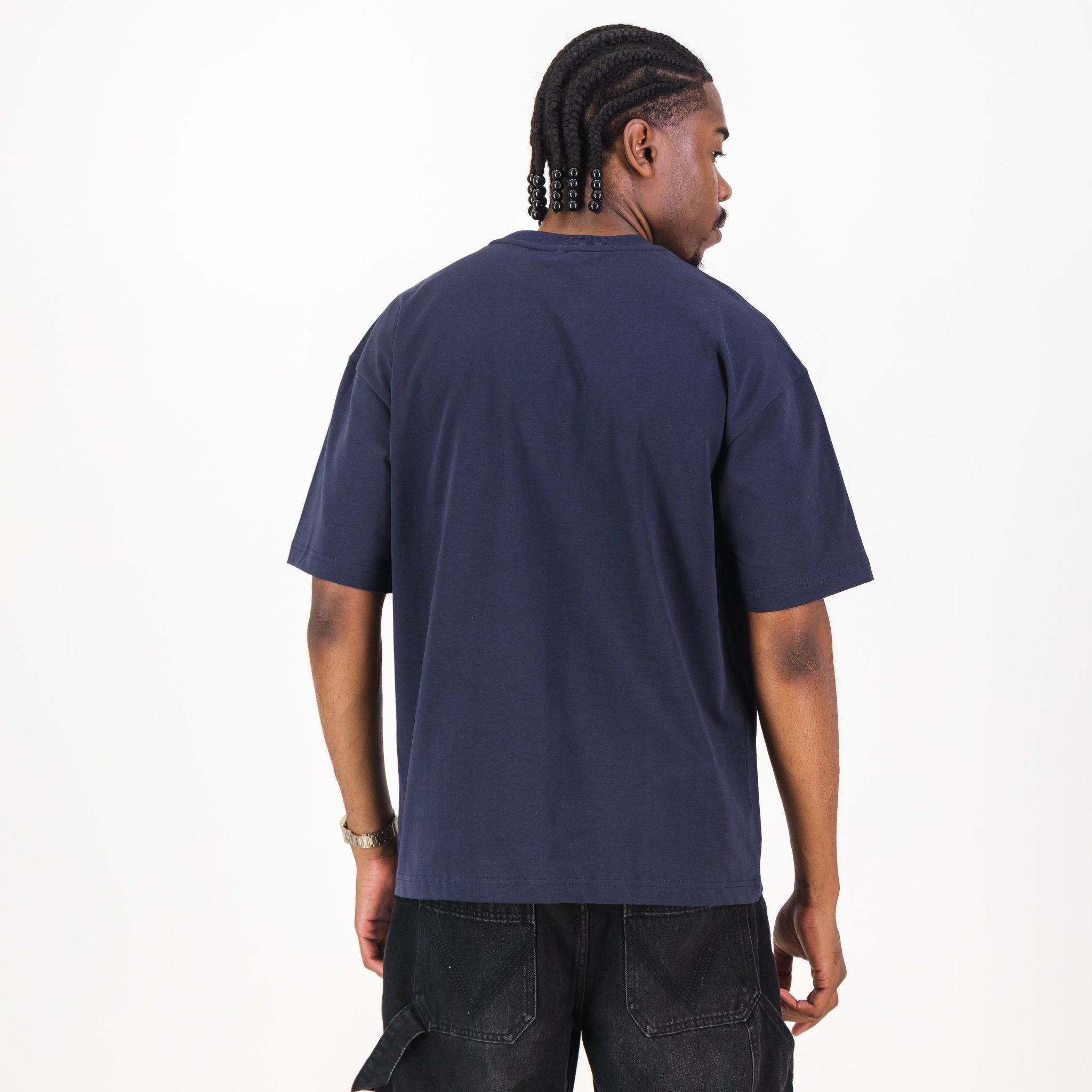 NBA New York Knicks Boxy Tee - Navy - Old School