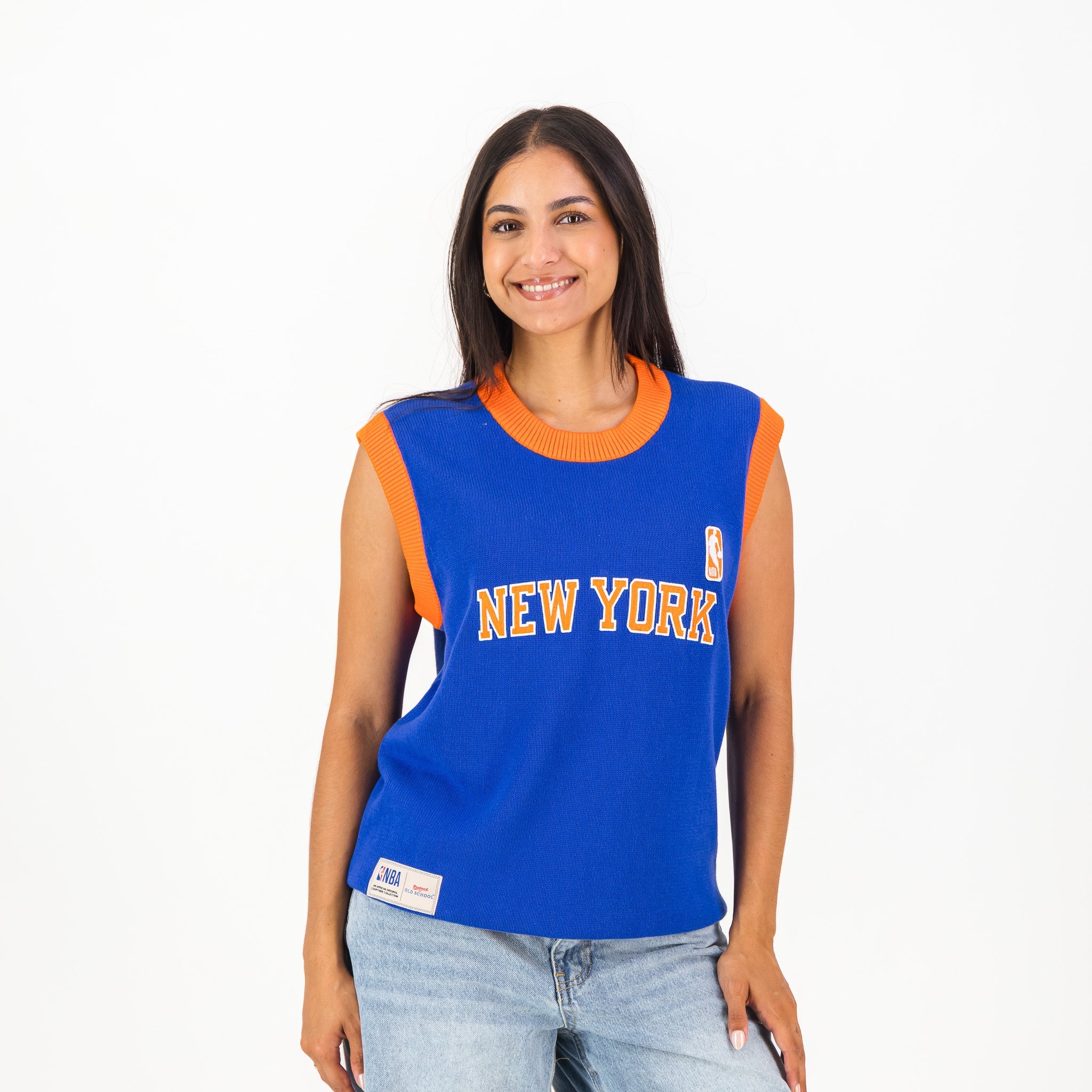 NBA New York Knicks Knitwear Vest - Old School