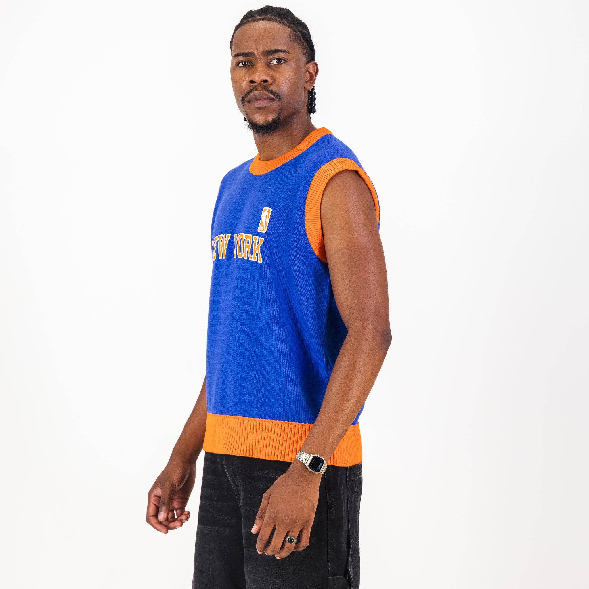 NBA New York Knicks Knitwear Vest - Old School