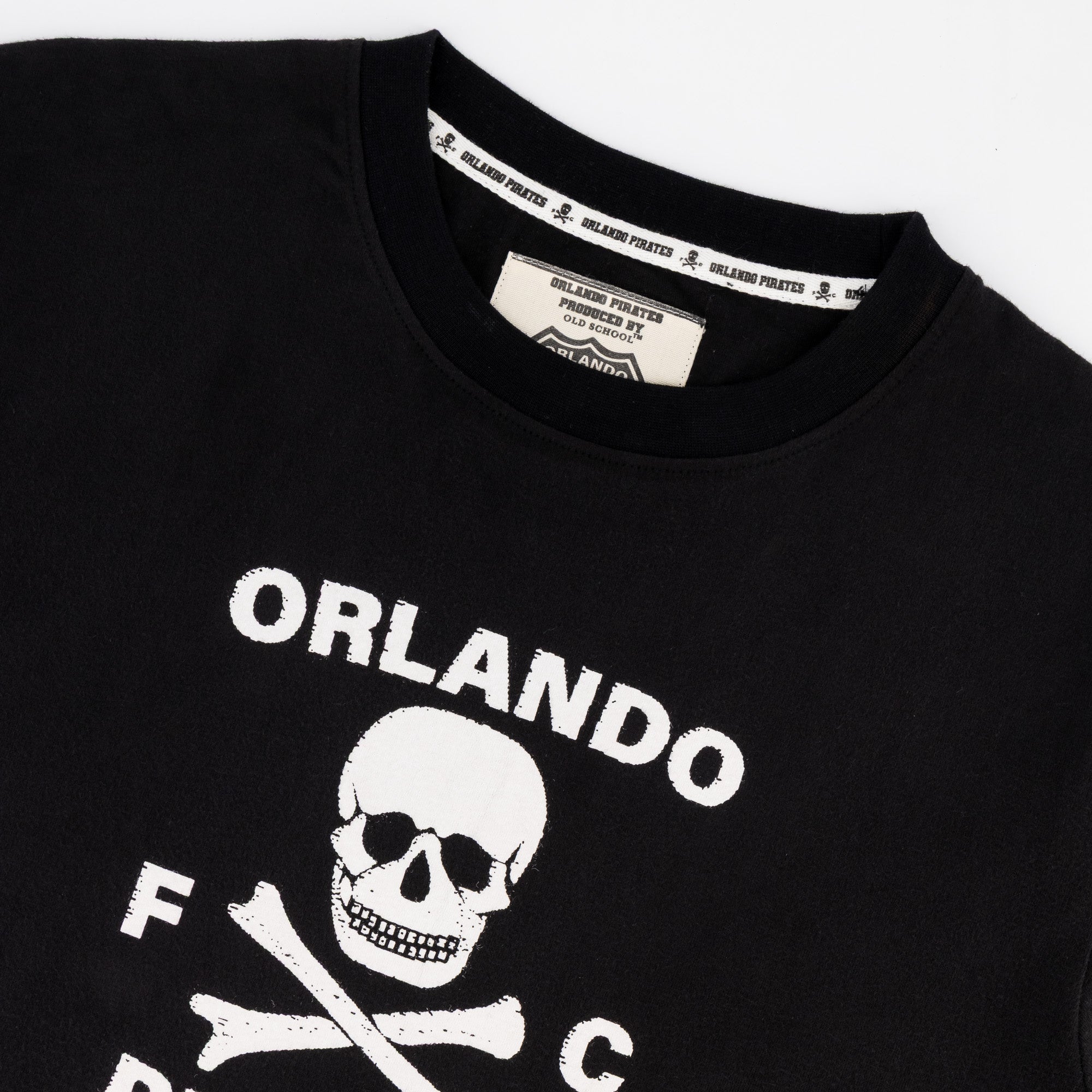 Orlando Pirates Graphic Regular Crew Tee - Black - Old School