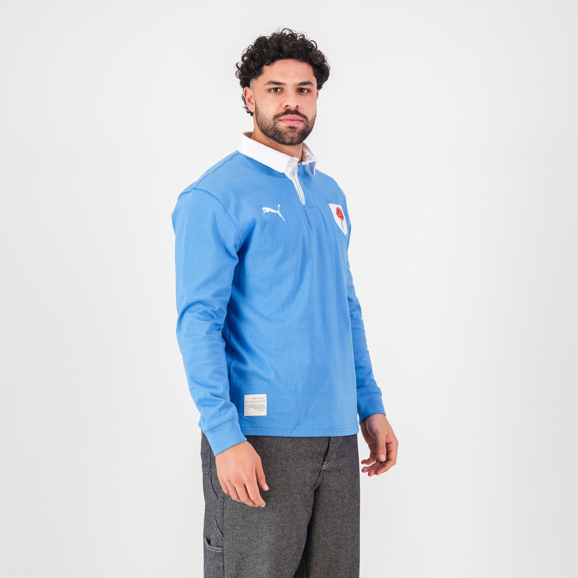 Provincial Bulls Daisy LS Rugby Jersey - Palace Blue - Old School