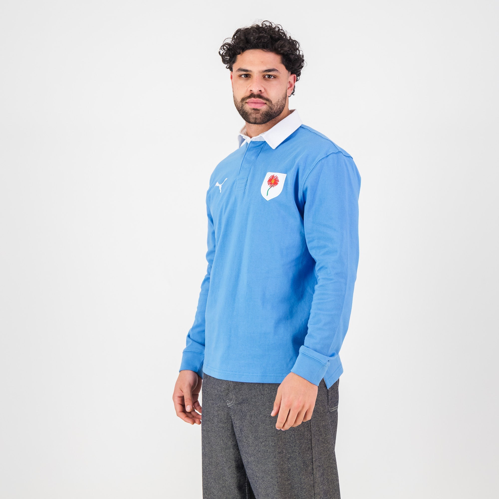 Provincial Bulls Daisy LS Rugby Jersey - Palace Blue - Old School
