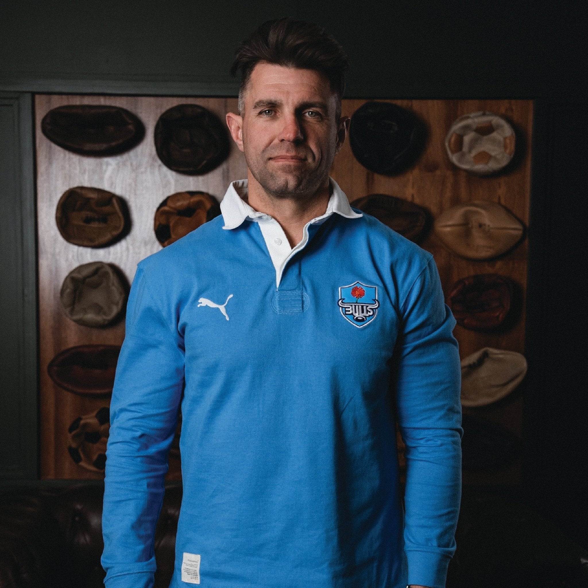Provincial Bulls LS Rugby Jersey - Palace Blue - Old School