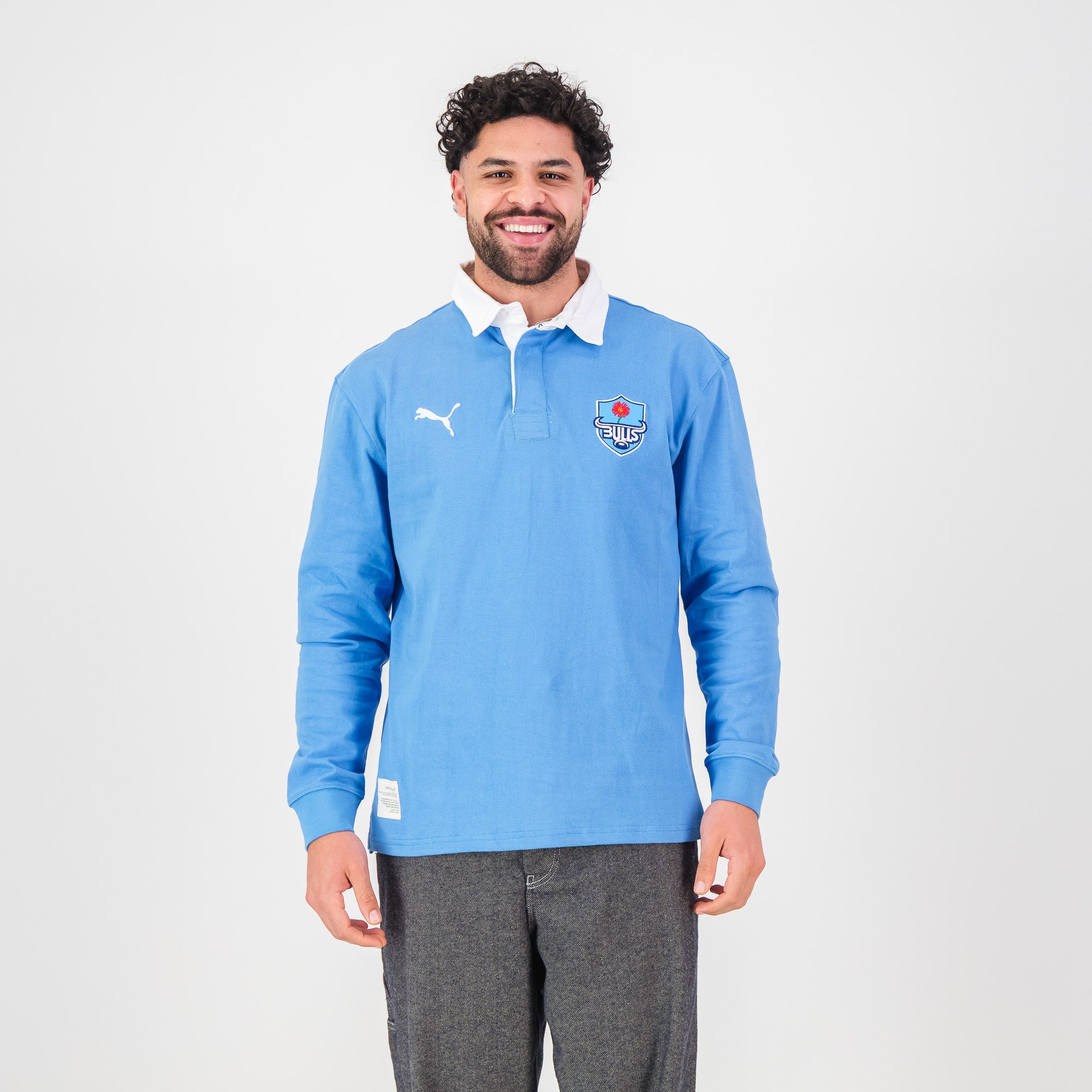 Provincial Bulls LS Rugby Jersey - Palace Blue - Old School