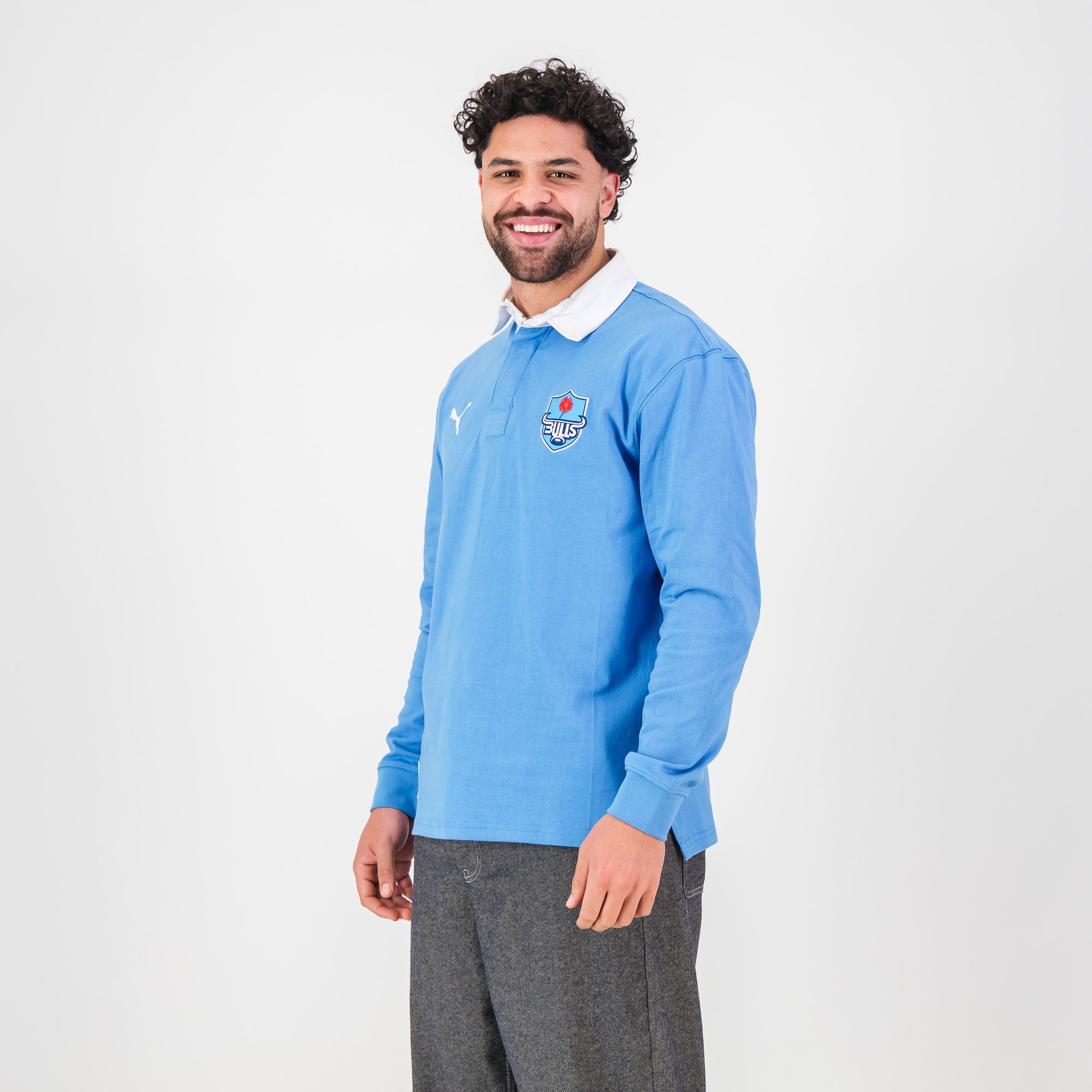 Provincial Bulls LS Rugby Jersey - Palace Blue - Old School
