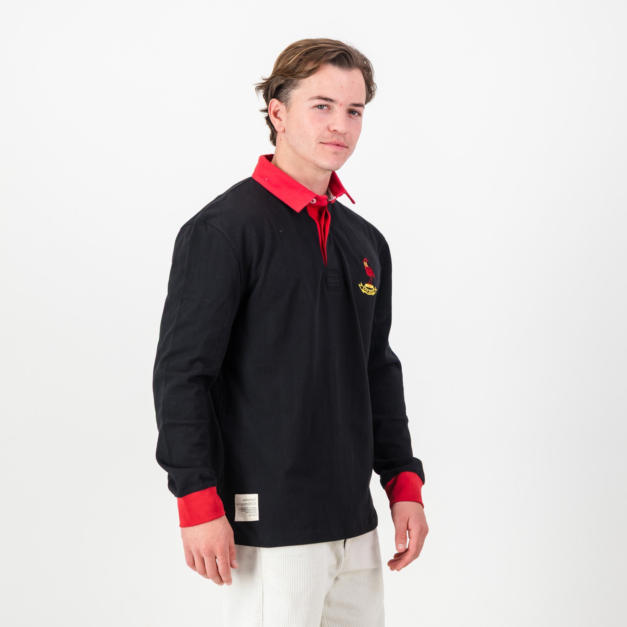 Schools Dale College LS Rugby Jersey - Black - Old School