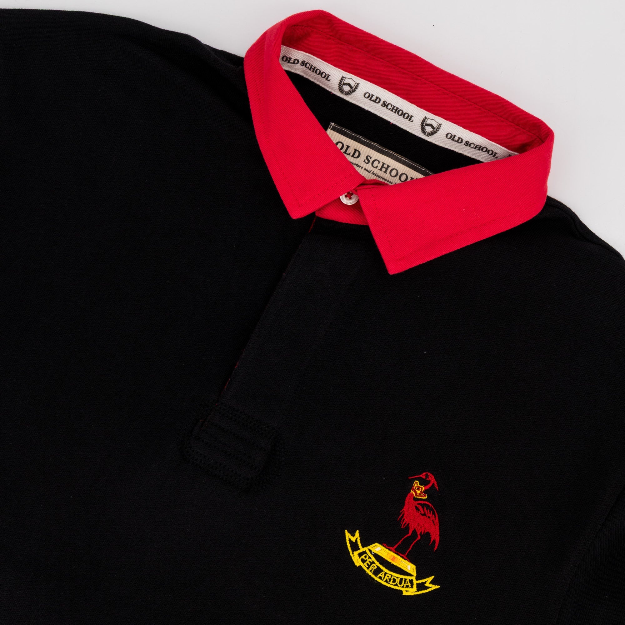 Schools Dale College LS Rugby Jersey - Black - Old School