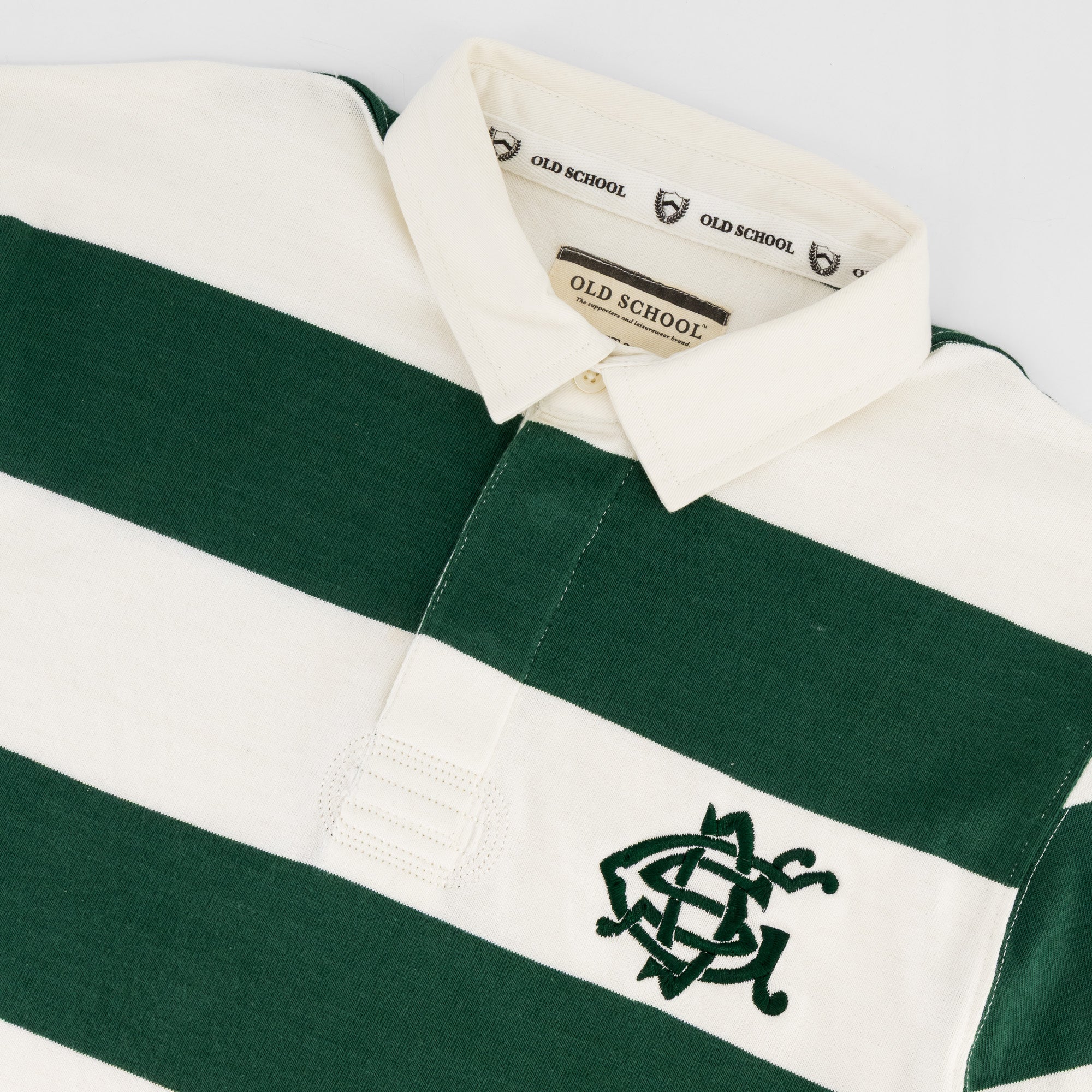 Schools Diocesan YS LS Rugby Jersey - OS Green - Old School