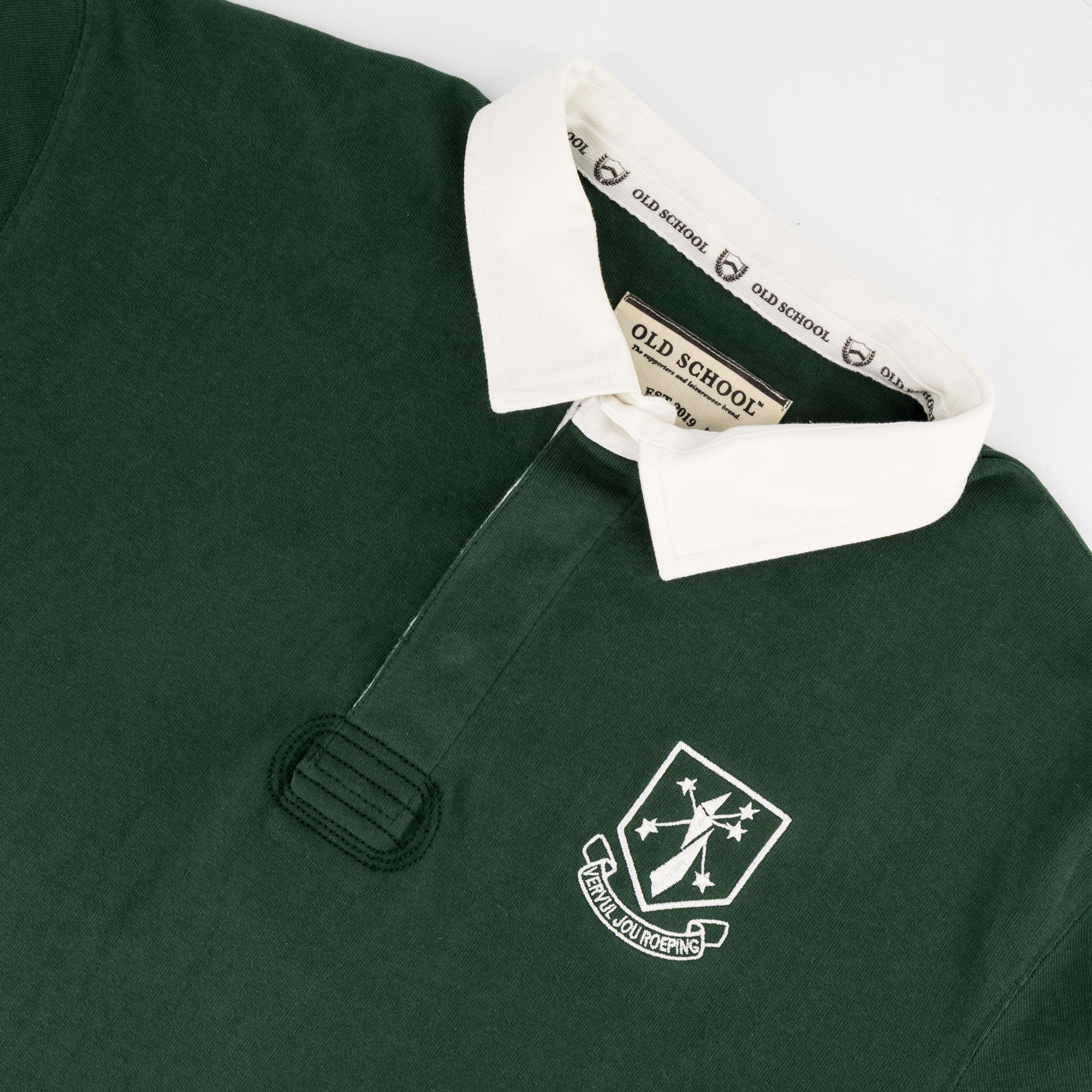 Schools Eldoraigne Rugby Jersey - OS Green - Old School