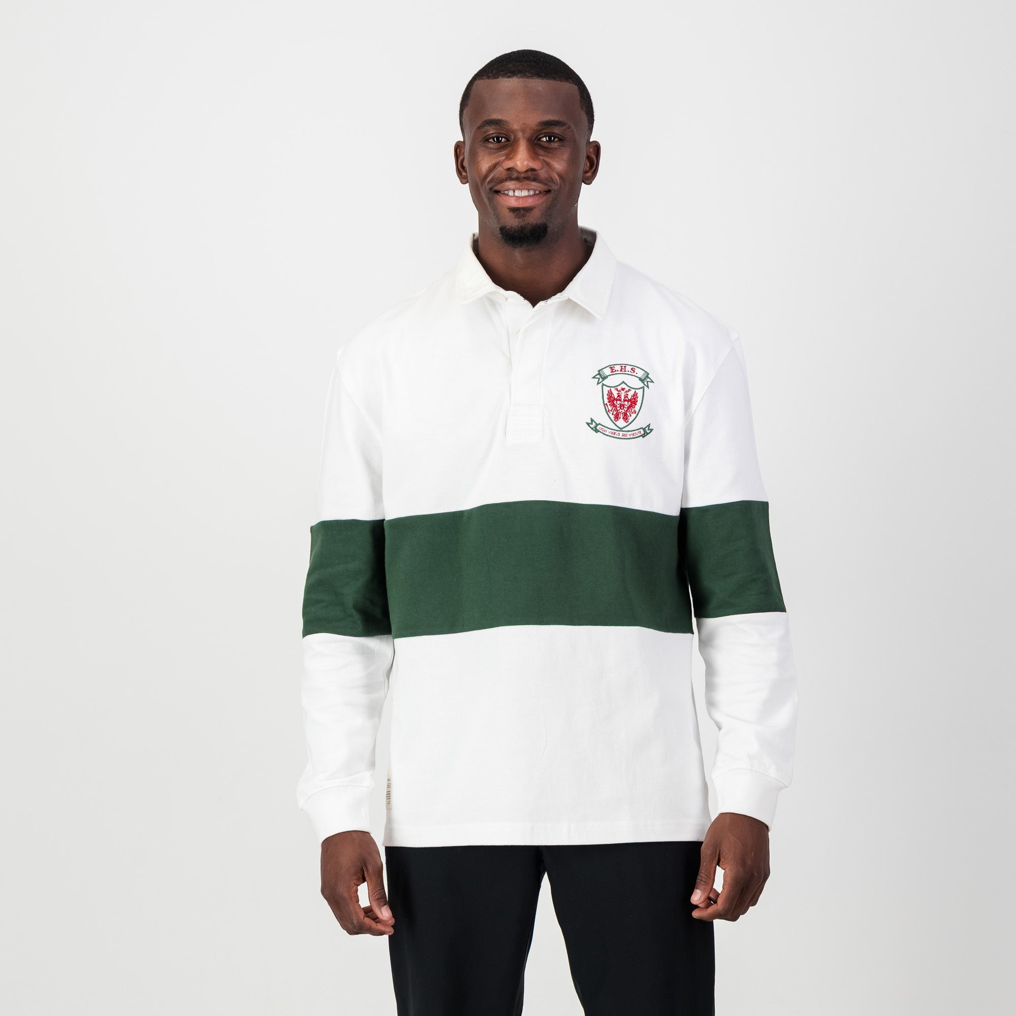 Schools Ermelo Höerskool LS Rugby Jersey - White - Old School