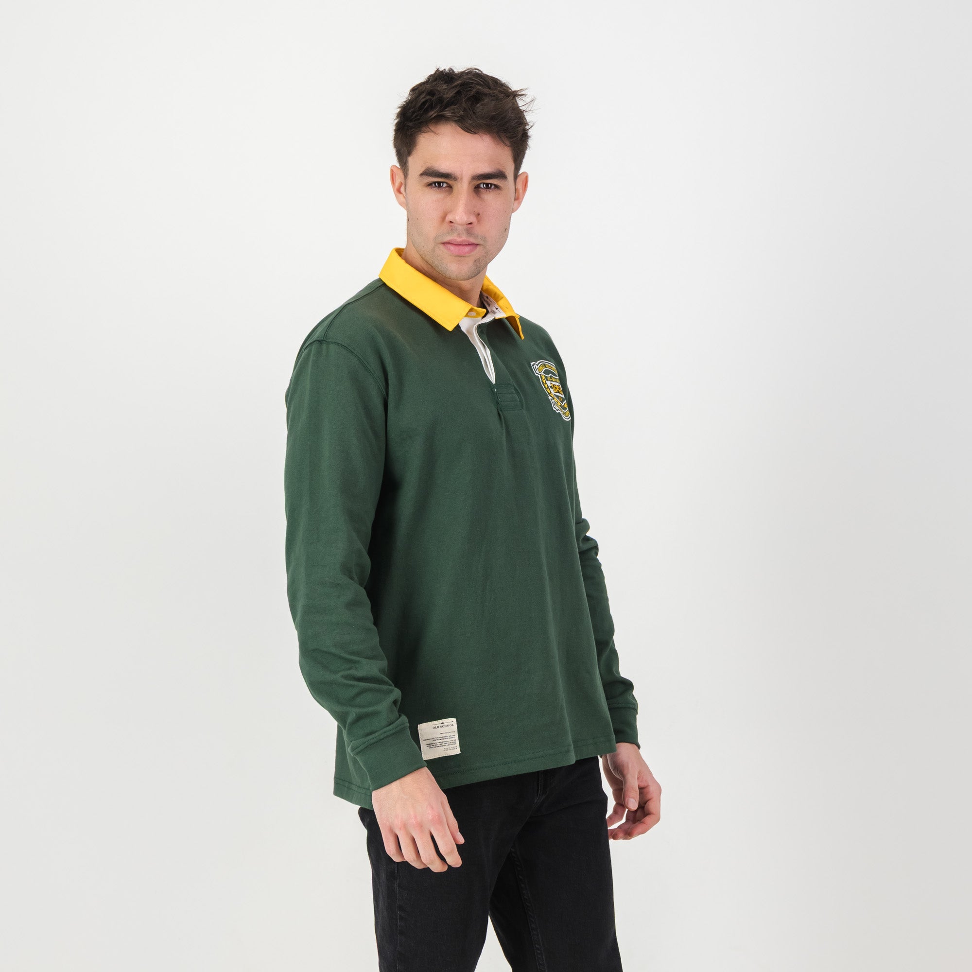 Schools Hoerskool Middelburg LS Rugby Jersey - OS Green - Old School