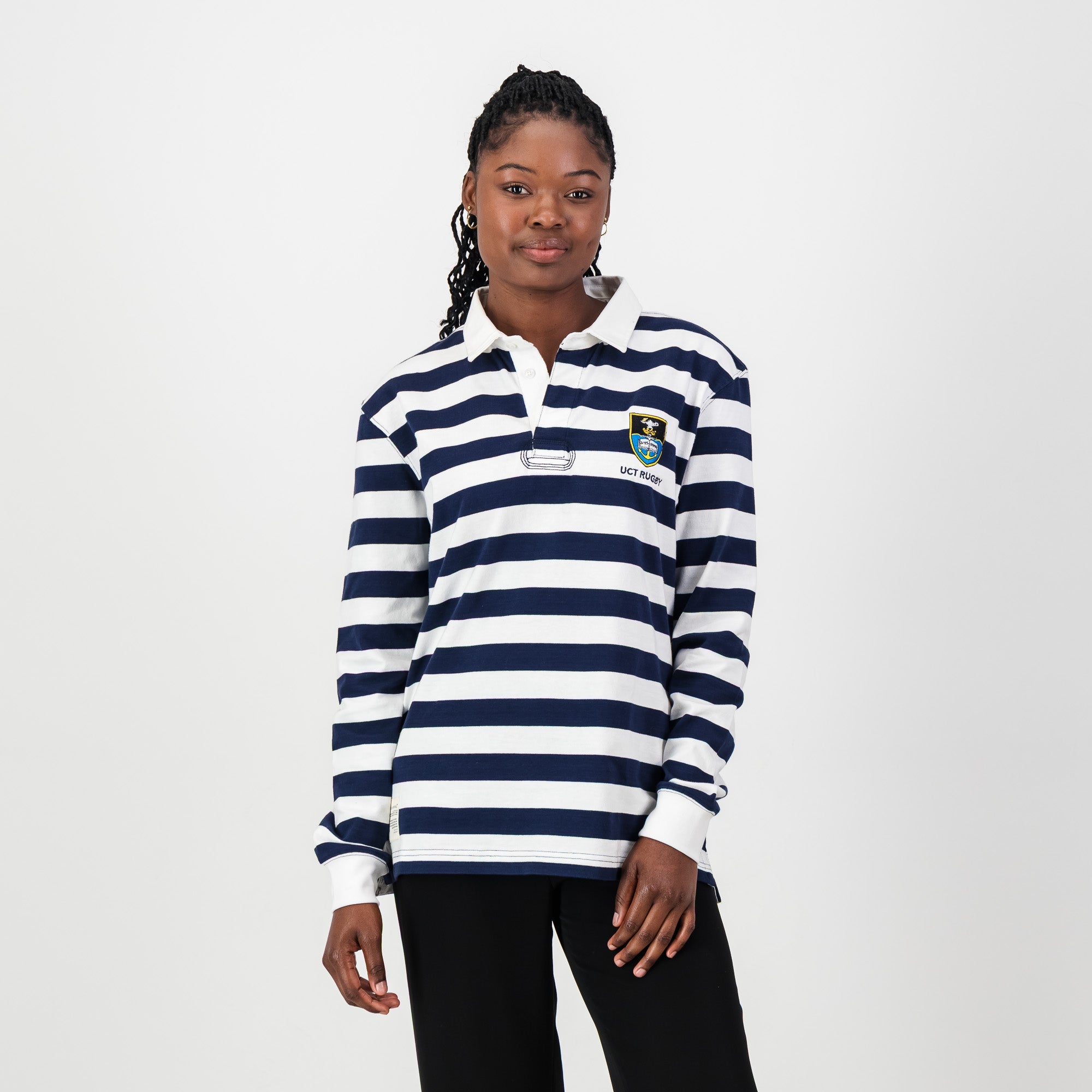 Schools Ikeys Varsity Cup LS Rugby Jersey - Navy - Old School