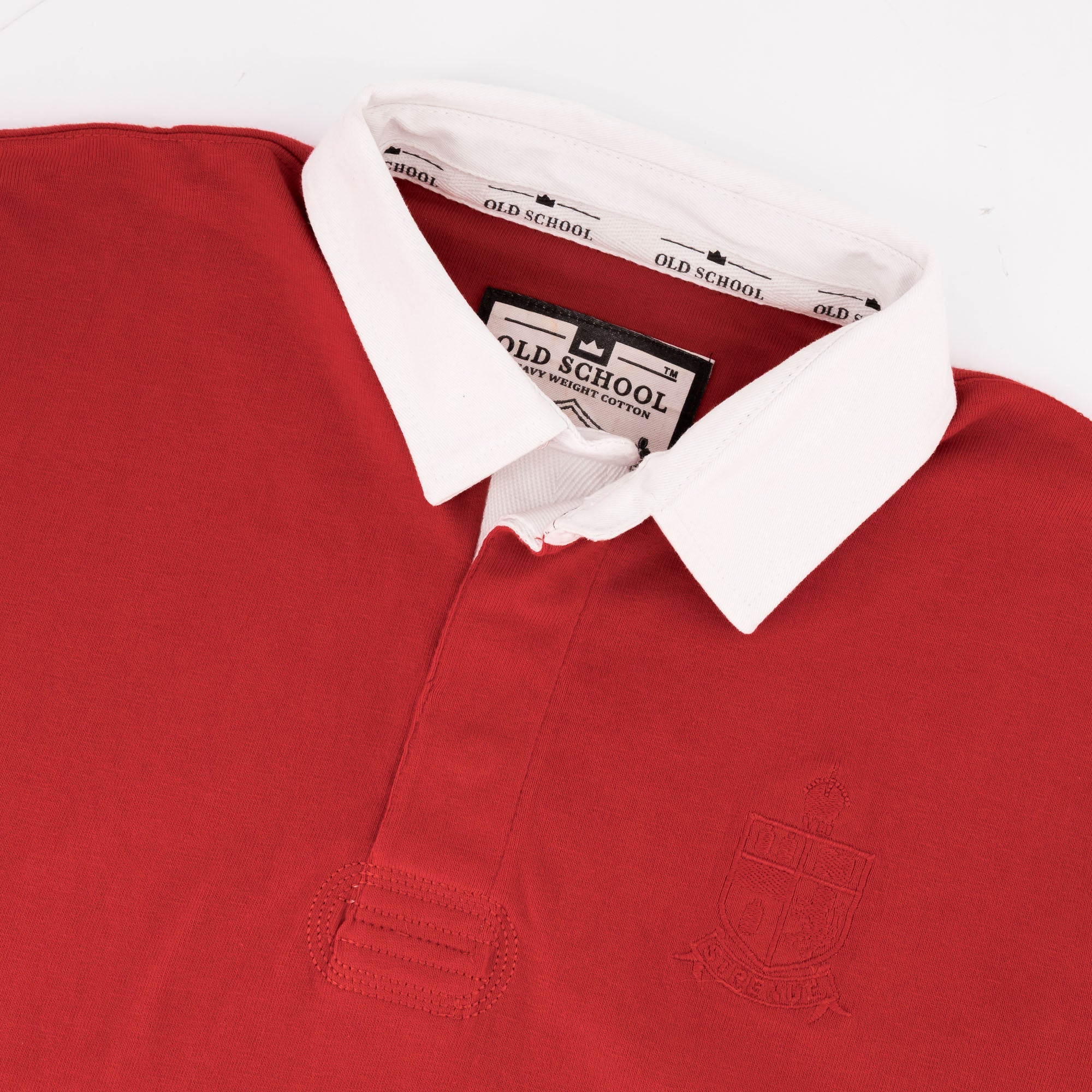 Schools KES LS Rugby Jersey - True Red - Old School