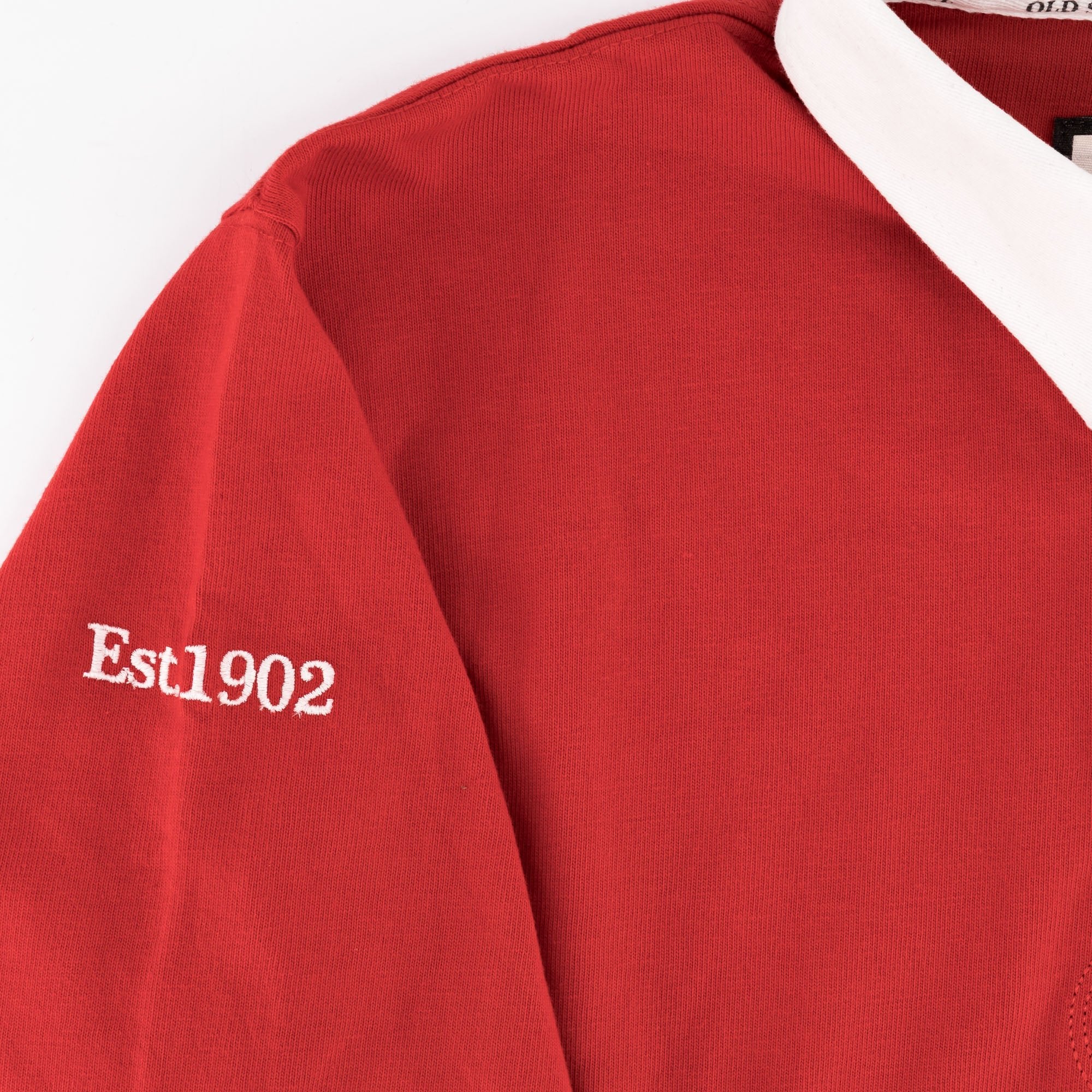 Schools KES LS Rugby Jersey - True Red - Old School