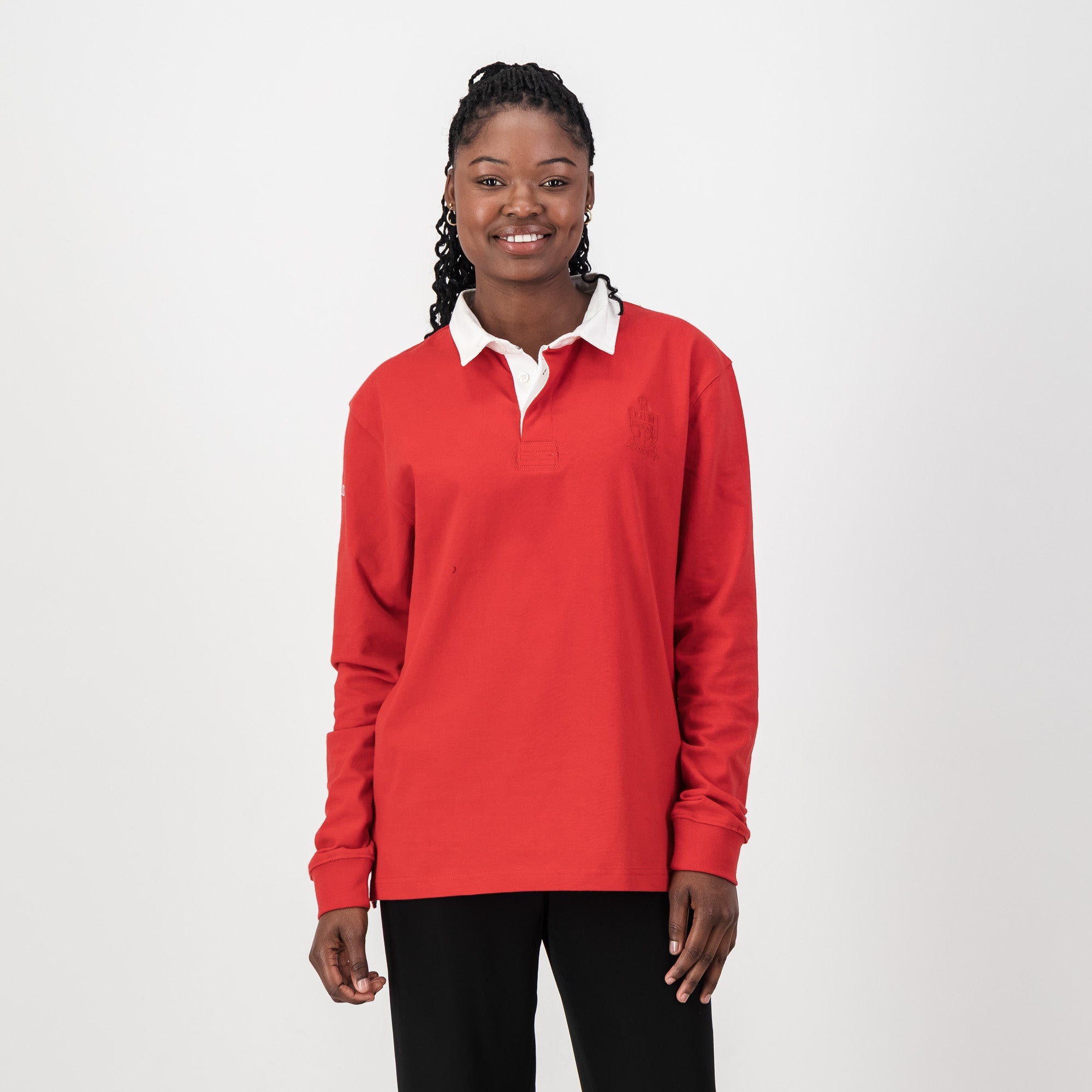 Schools KES LS Rugby Jersey - True Red - Old School