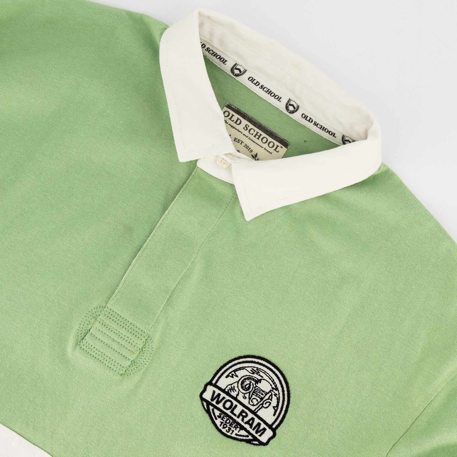 Schools Marlow LS Rugby Jersey - Sap Green - Old School