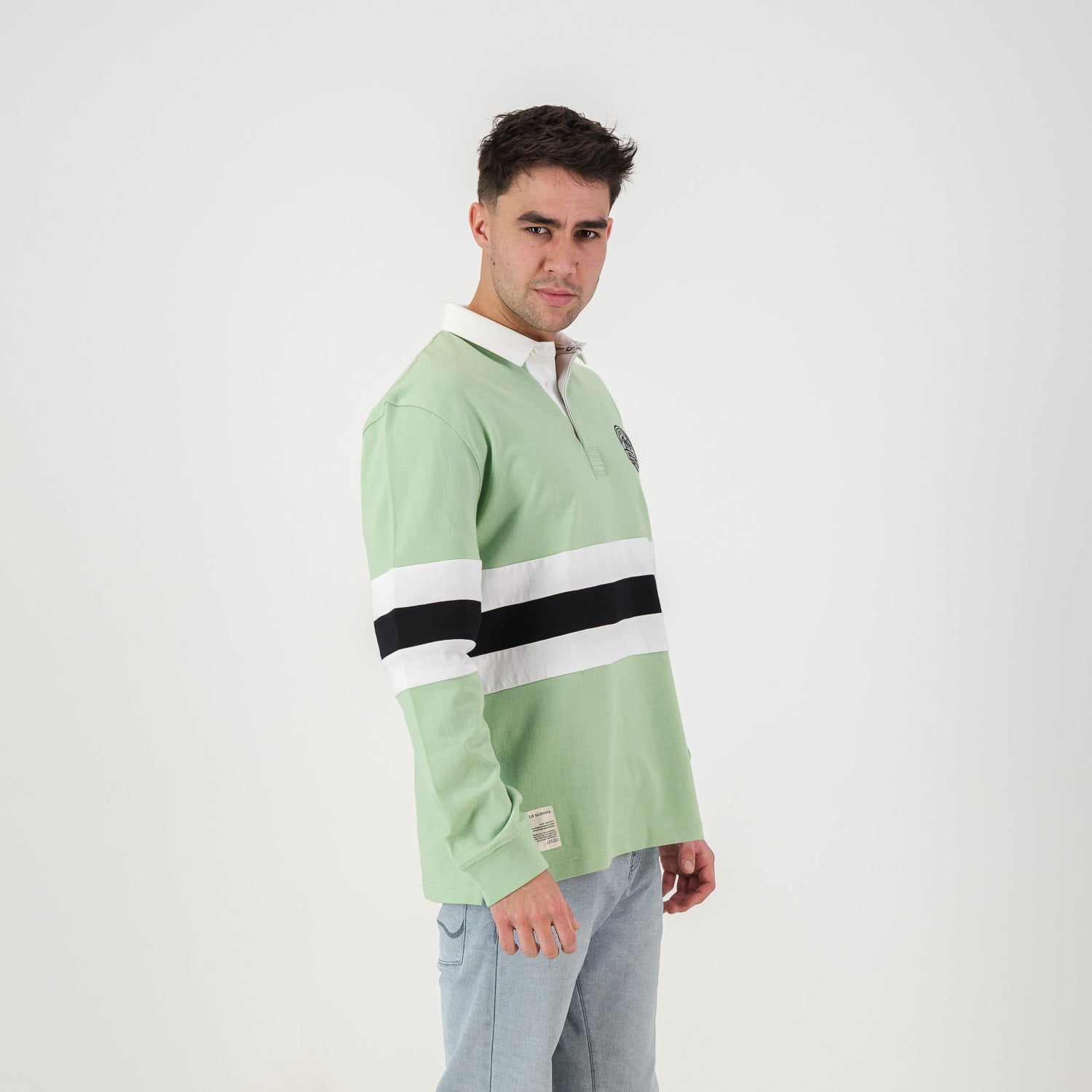 Schools Marlow LS Rugby Jersey - Sap Green - Old School