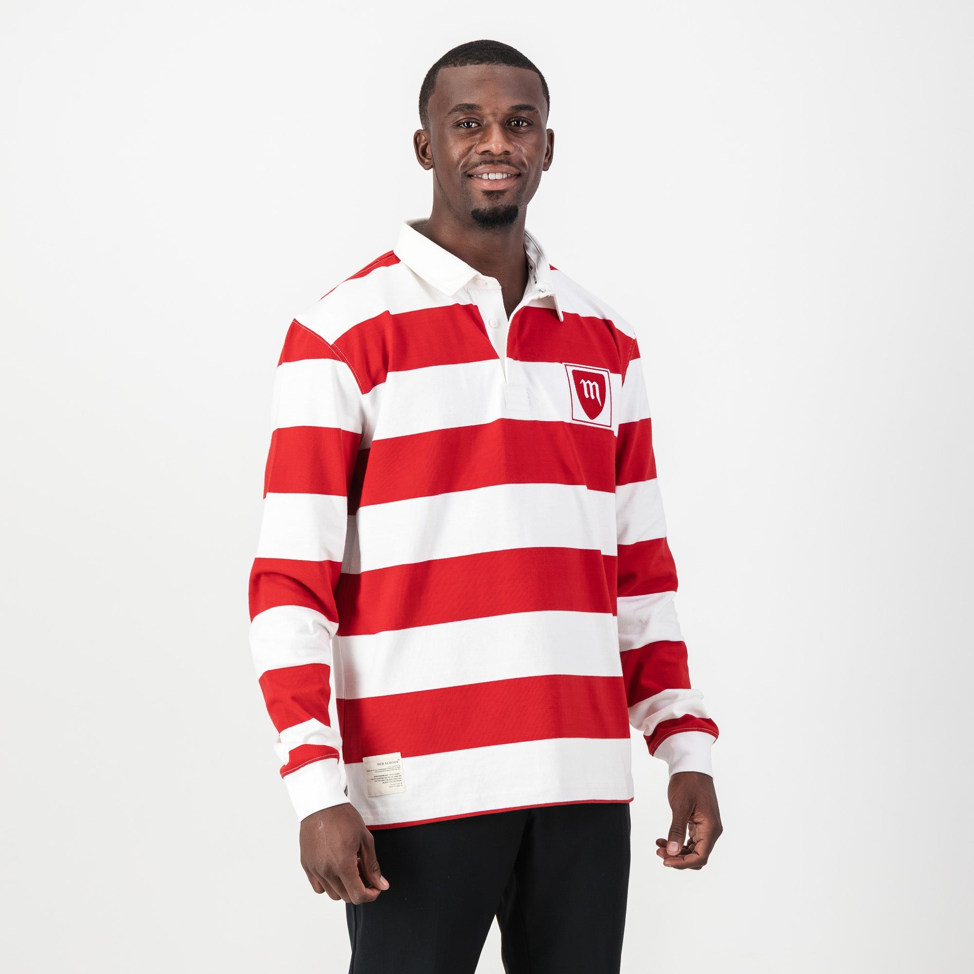 Schools Michael House YD LS Rugby Jersey - True Red - Old School