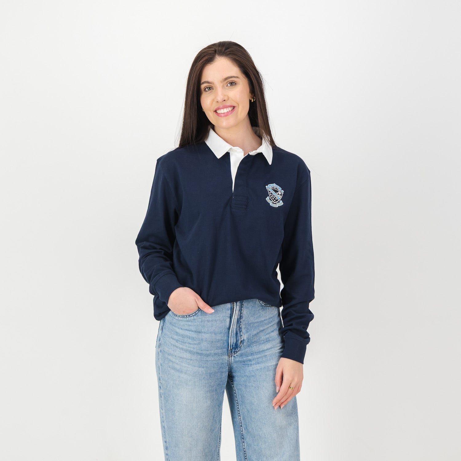 Schools Paarl Boys LS Rugby Jersey - Navy - Old School