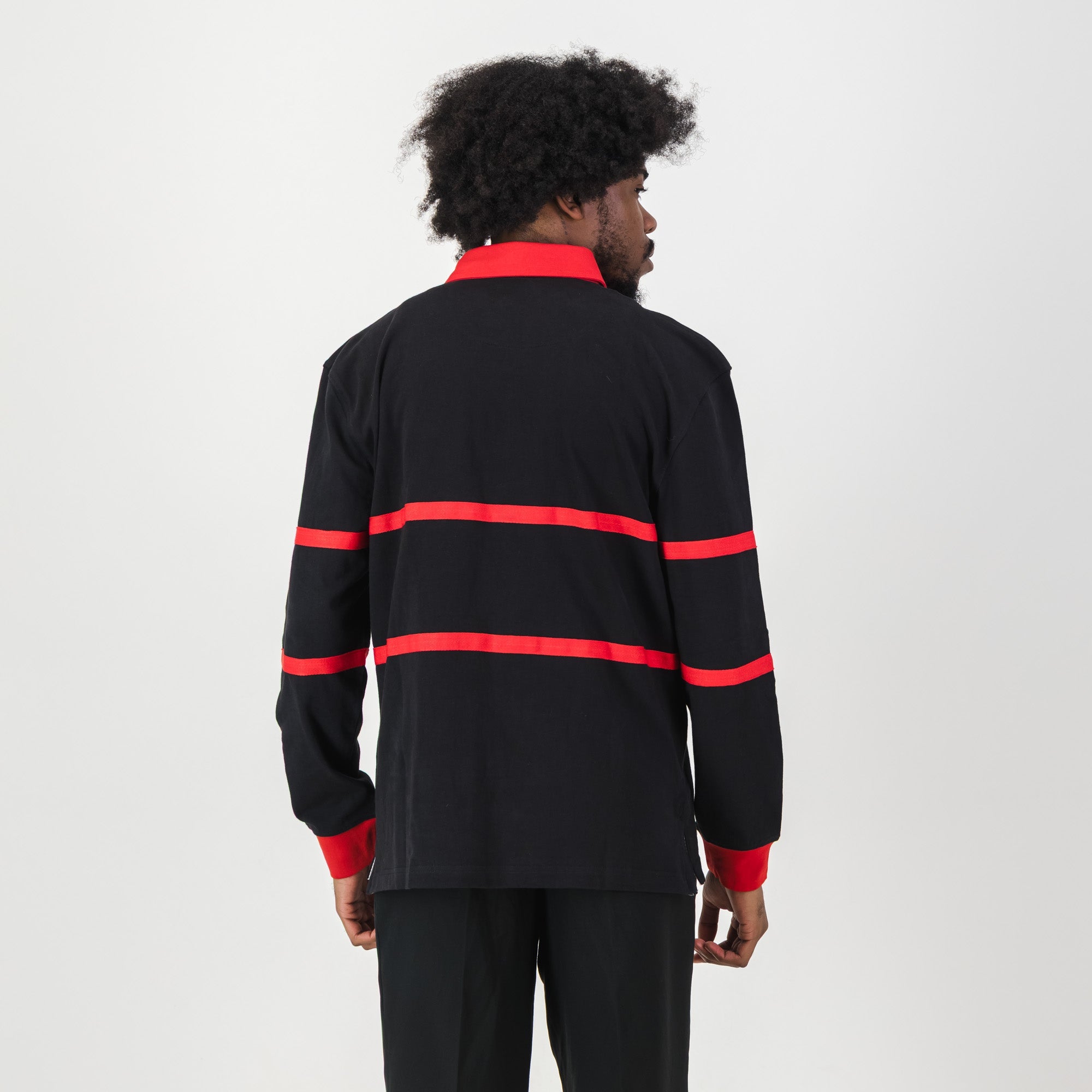 Schools Parktown Boys LS Rugby Jersey - Black - Old School