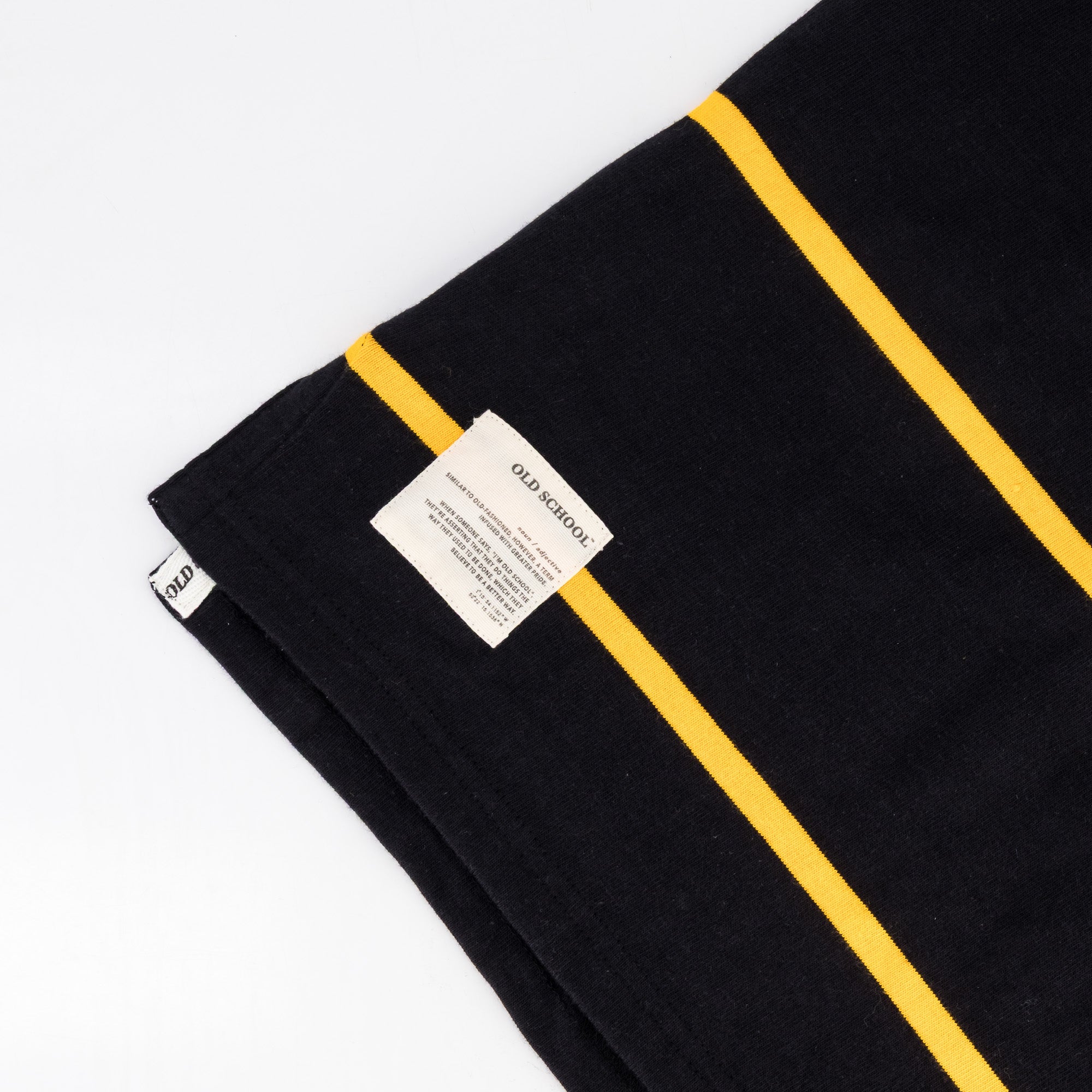 Schools Queens College YD LS Rugby Jersey - Black - Old School