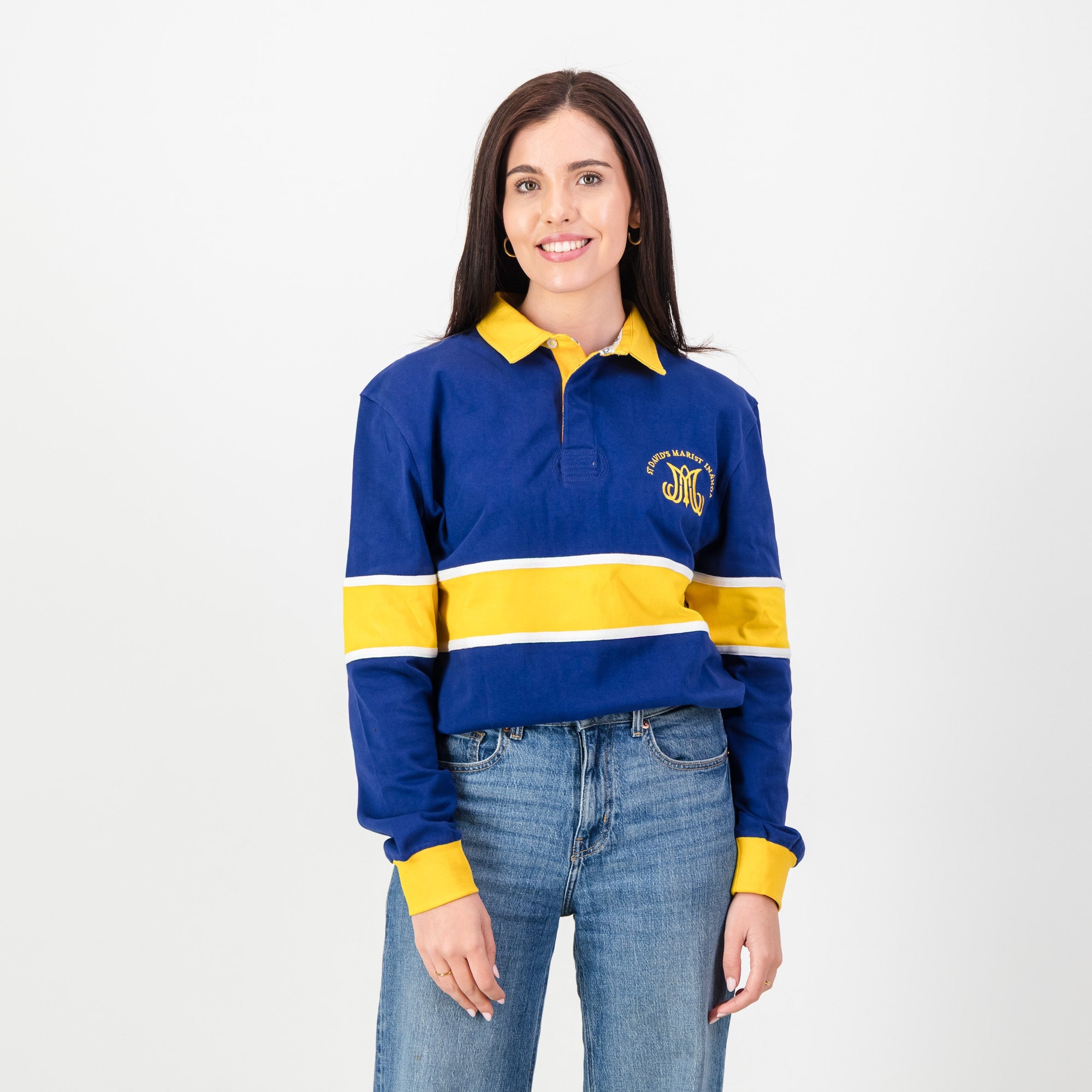 Schools St Davids LS Rugby Jersey - Bellwhether Blue - Old School
