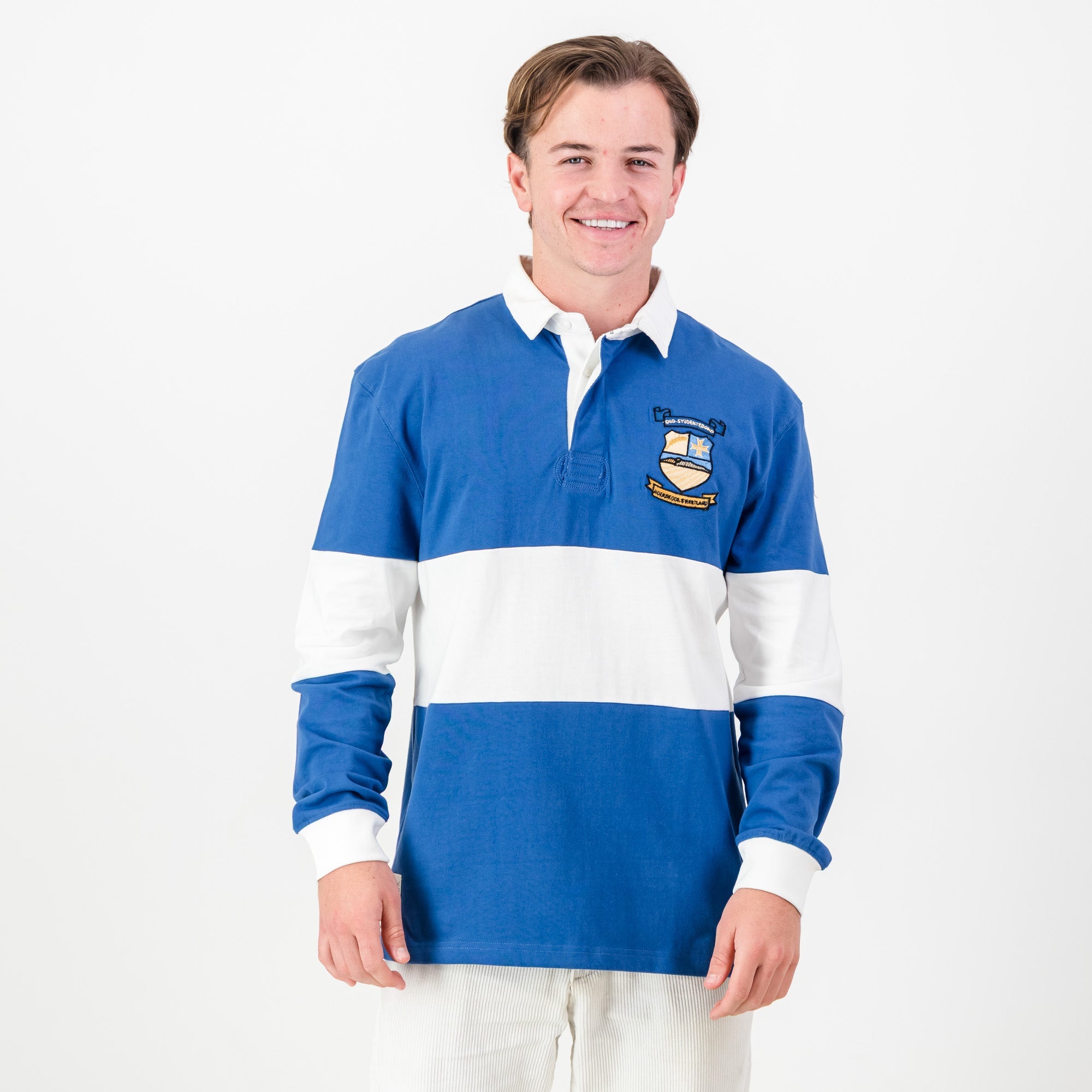 Schools Swartland LS Rugby Jersey - High Tide Blue - Old School