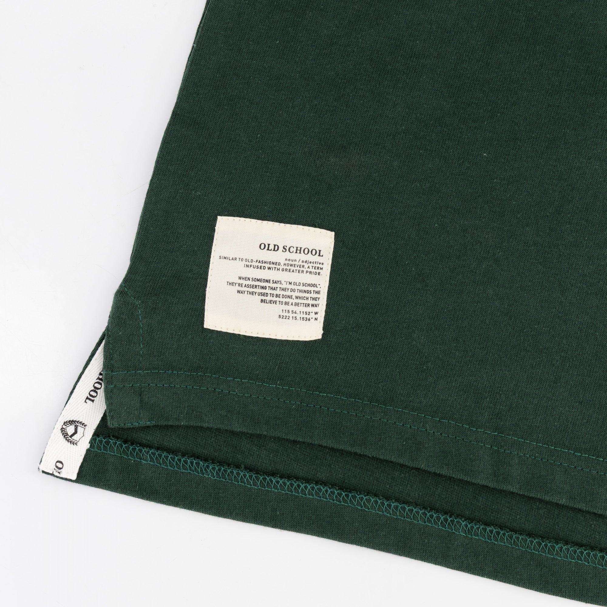 Schools Wonderboom Long Sleeve Rugby Jersey - Os Green - Old School