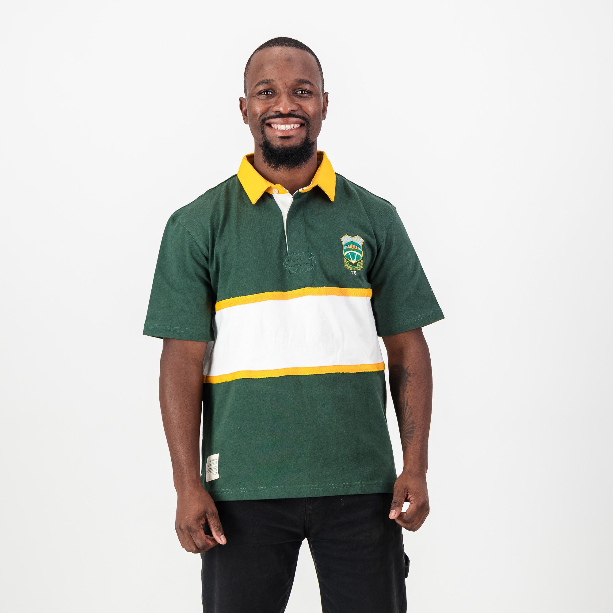サウスポート·スクール TSS RUGBYシャツ Schools Wonderboom SS Rugby Jersey-Os Green – Old School