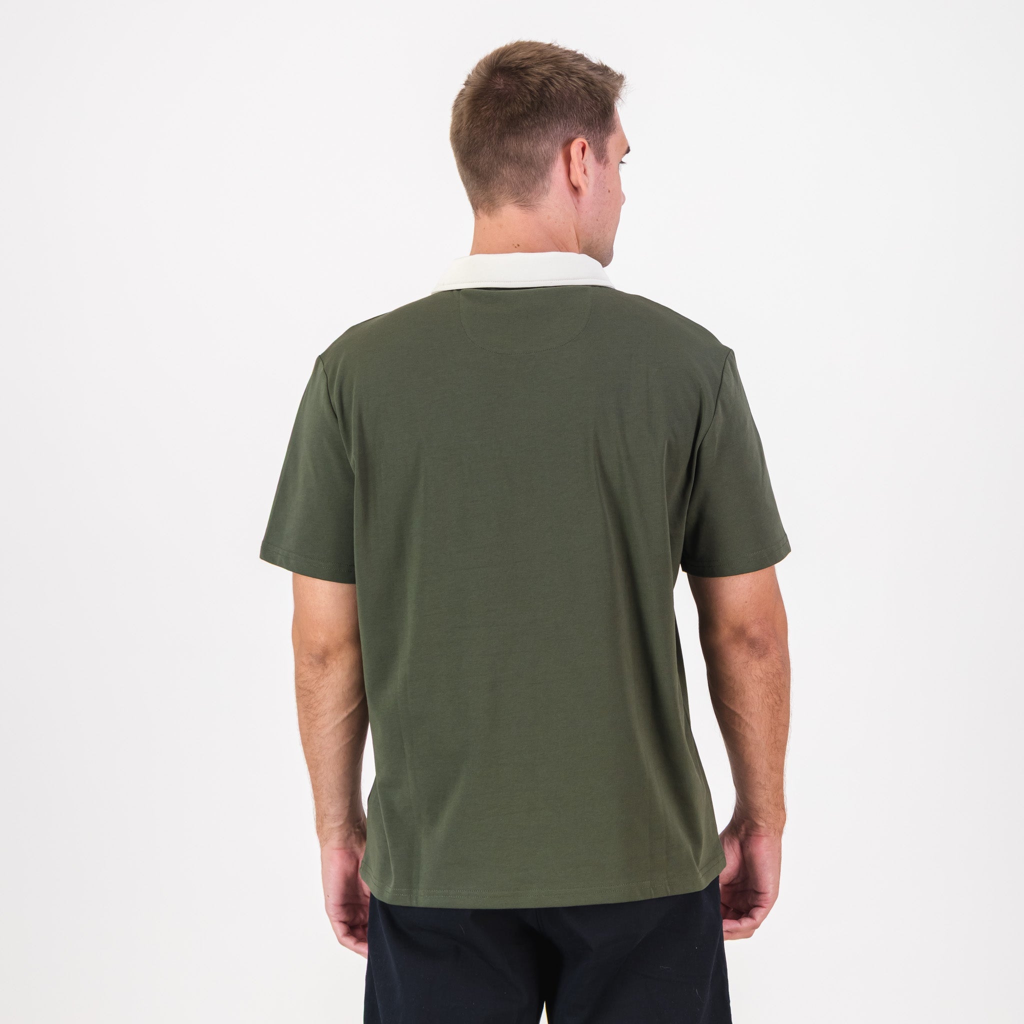 Southern Guards Retro Short Sleeve Golf Polo Pocket Patch Green - Old School