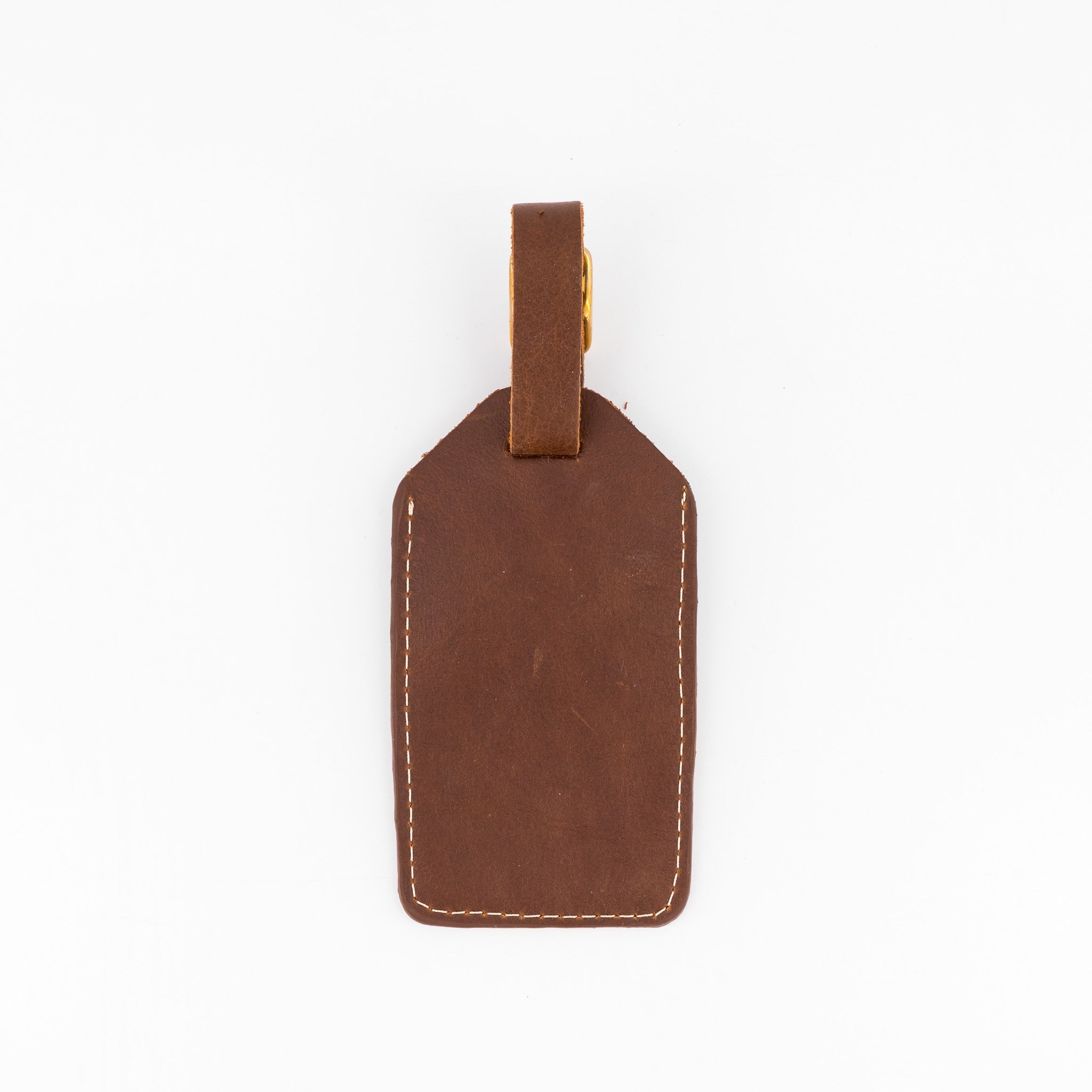 Springboks Accessories Leather Accessories Luggage Tag Emb Brown - Old School