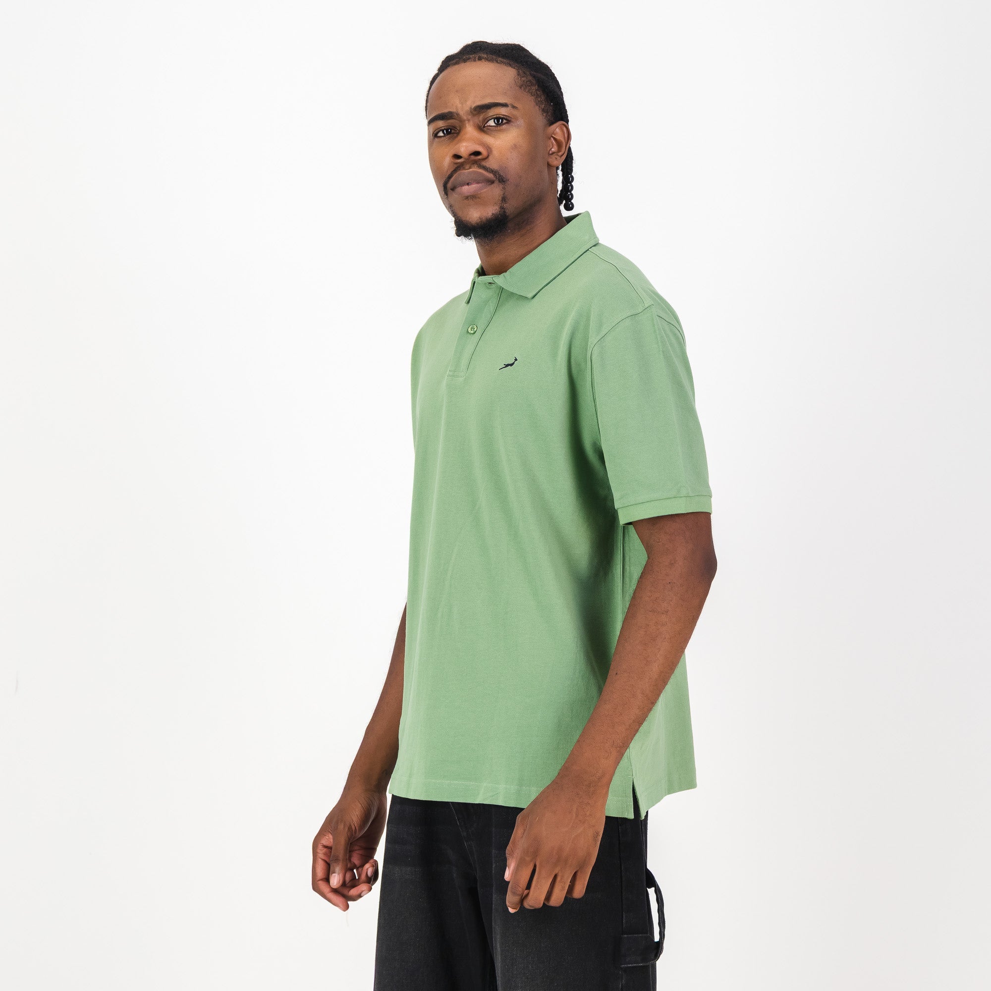 Springboks Contrast Embroidery Polo - Kashmir - Old School