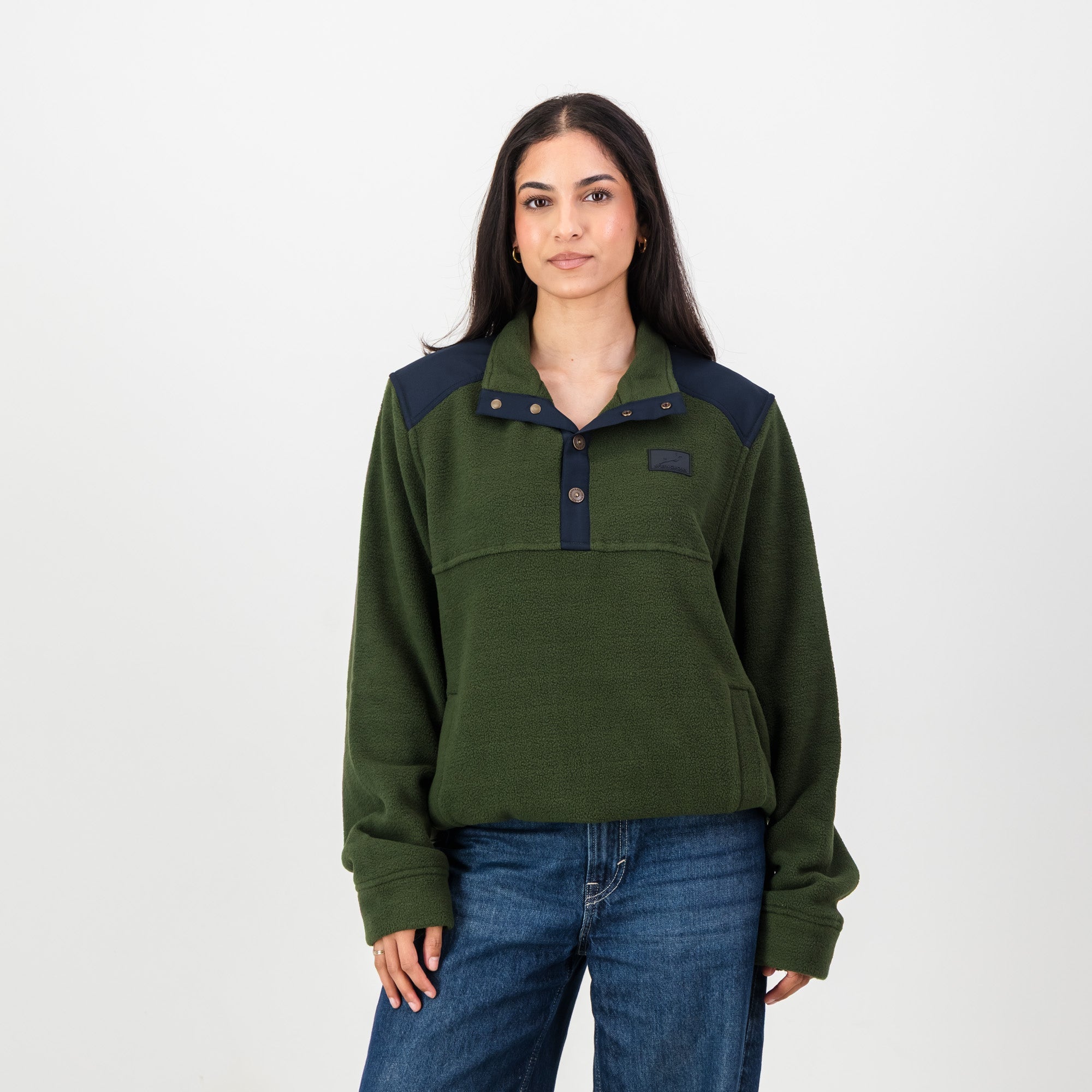 Springboks Fleece Quarter Button Pullover - For Gr - Old School