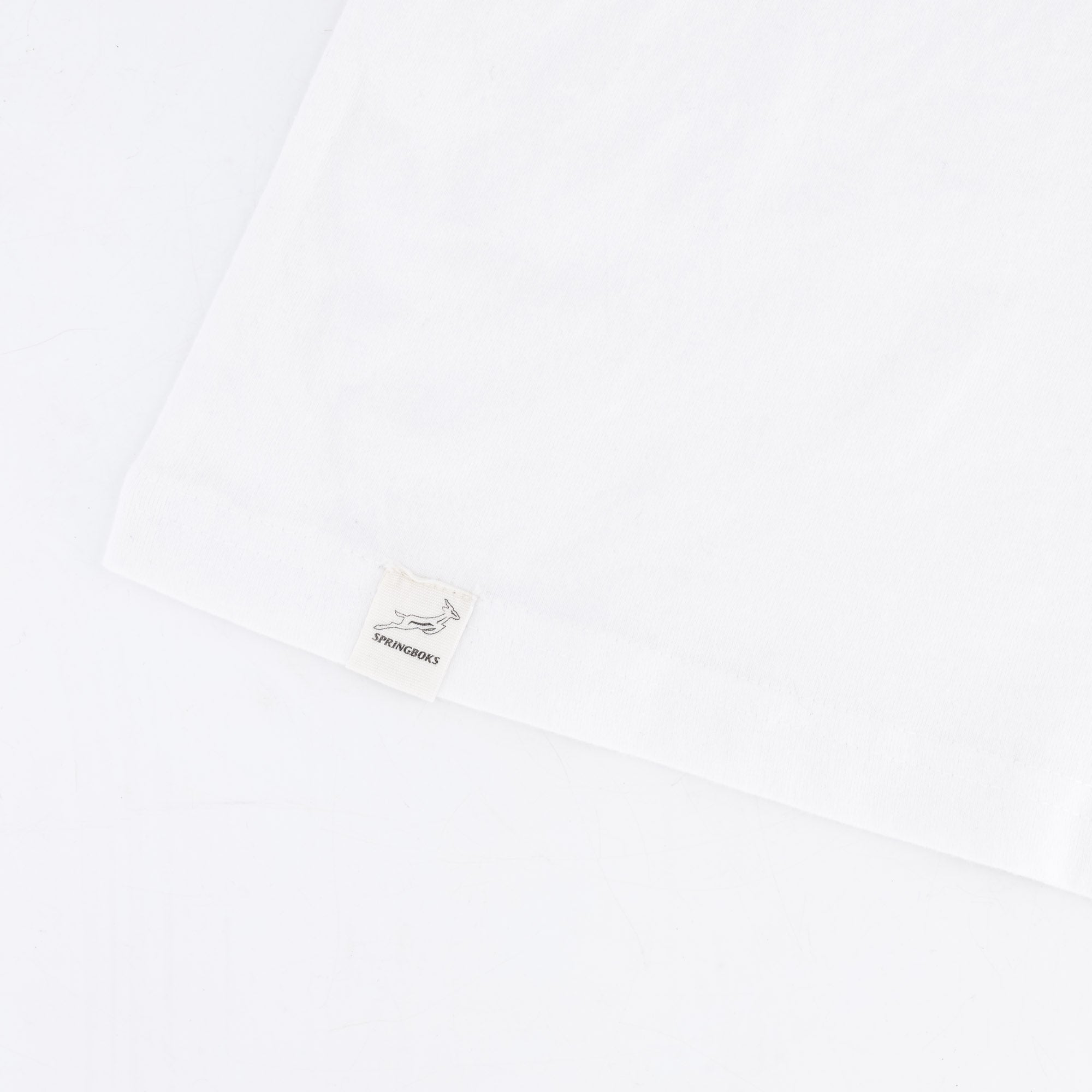 Springboks Graffiti Regular Crew Tee - White - Old School