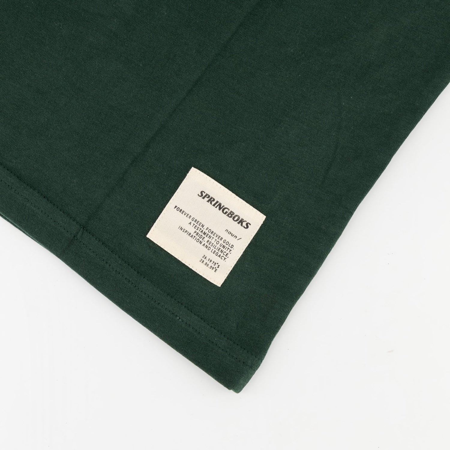 Springboks LC EMB Regular Crew Tee - OS Green - Old School