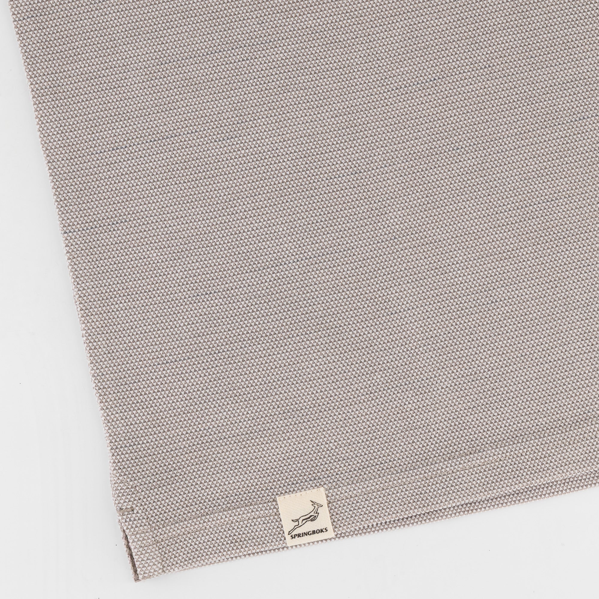 Springboks Pique Striper SS Polo - White - Old School