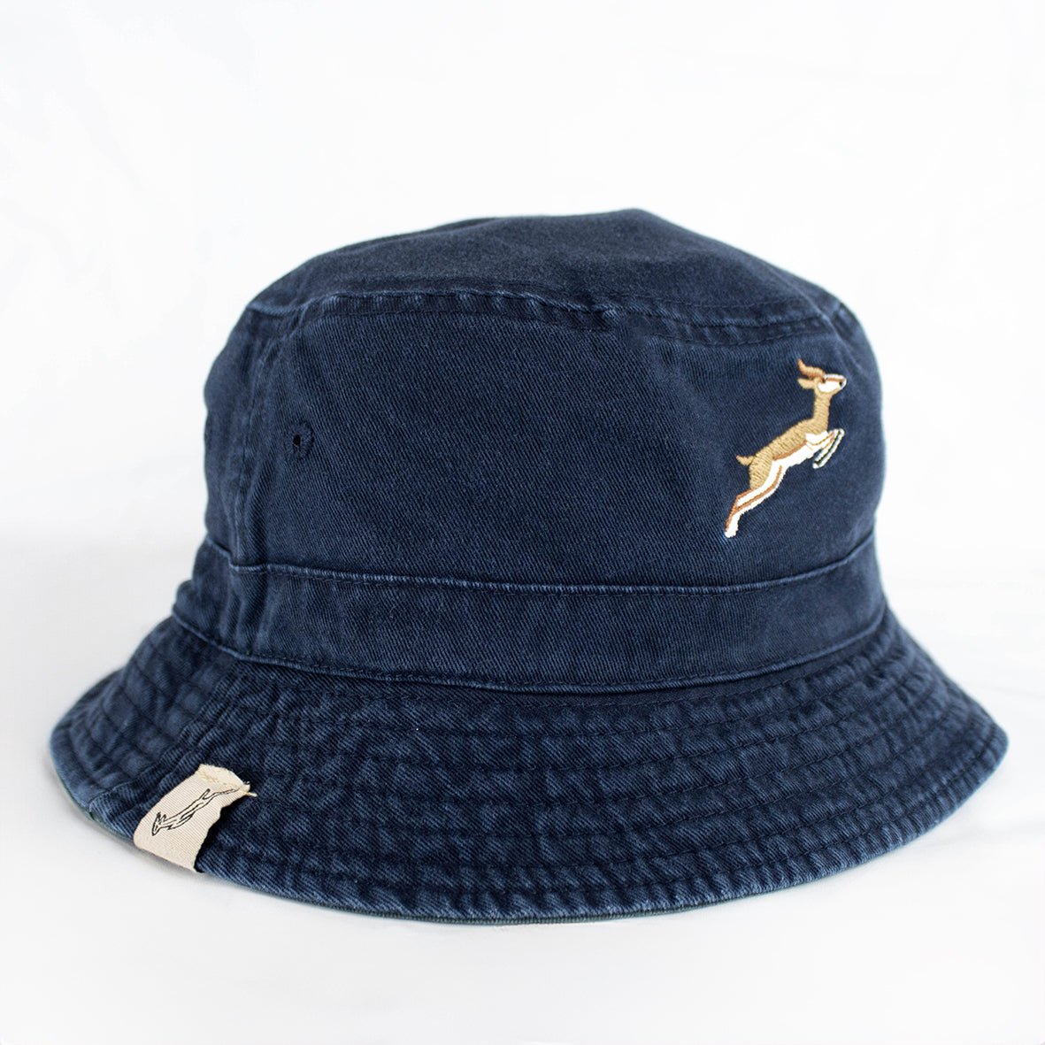 Springboks Reversible Bucket Hat - OS Green - Old School