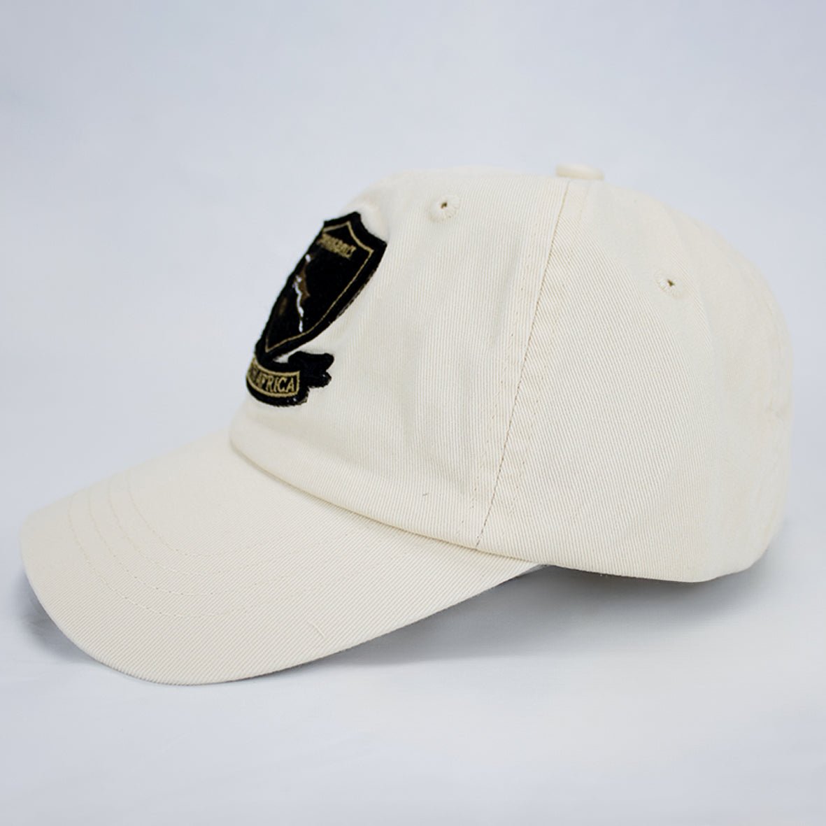 Springboks Shield Dad Cap - Ivory - Old School