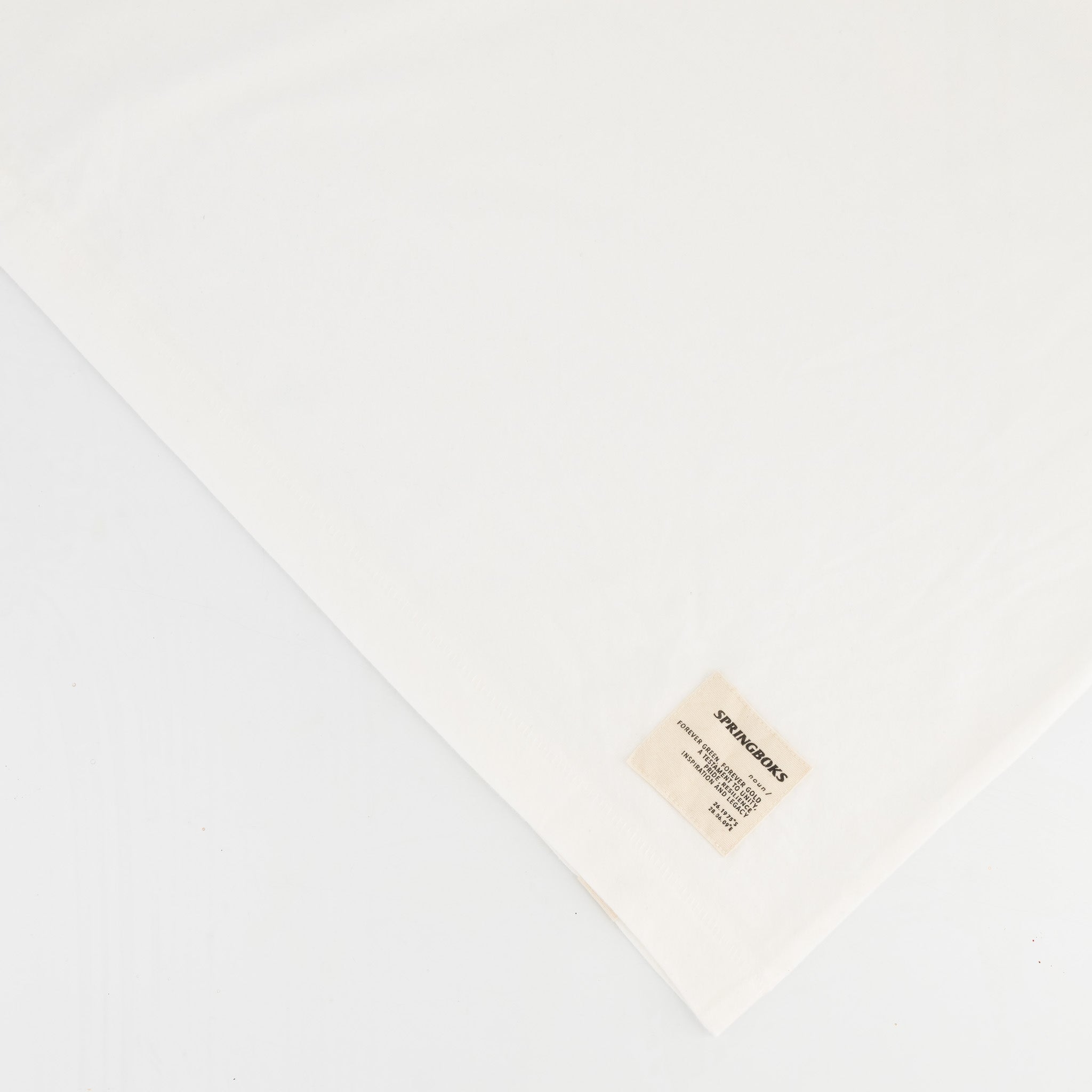 Springboks SML Bok HS Regular Crew Tee - White - Old School